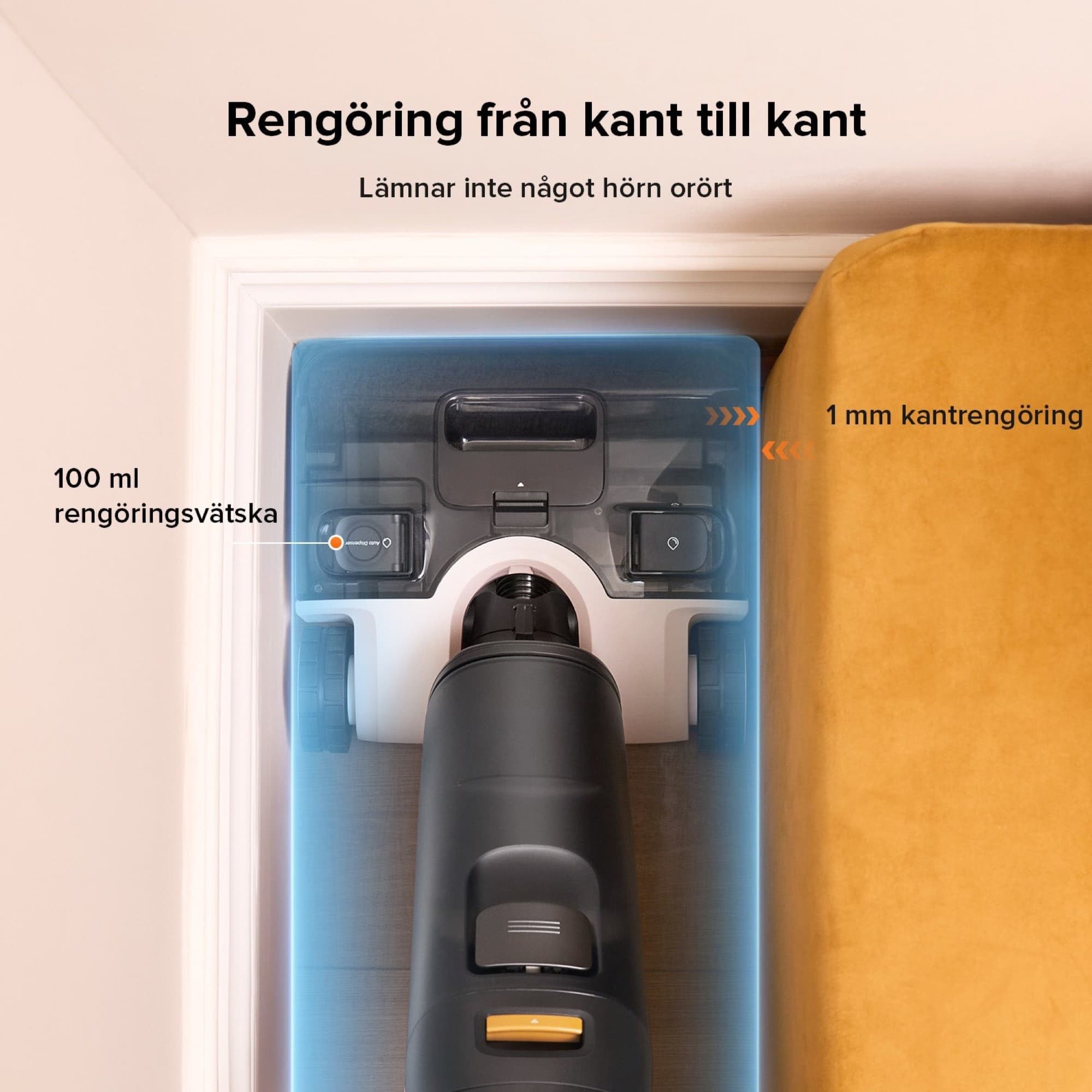 Kantrengöring och doseringsbehållare