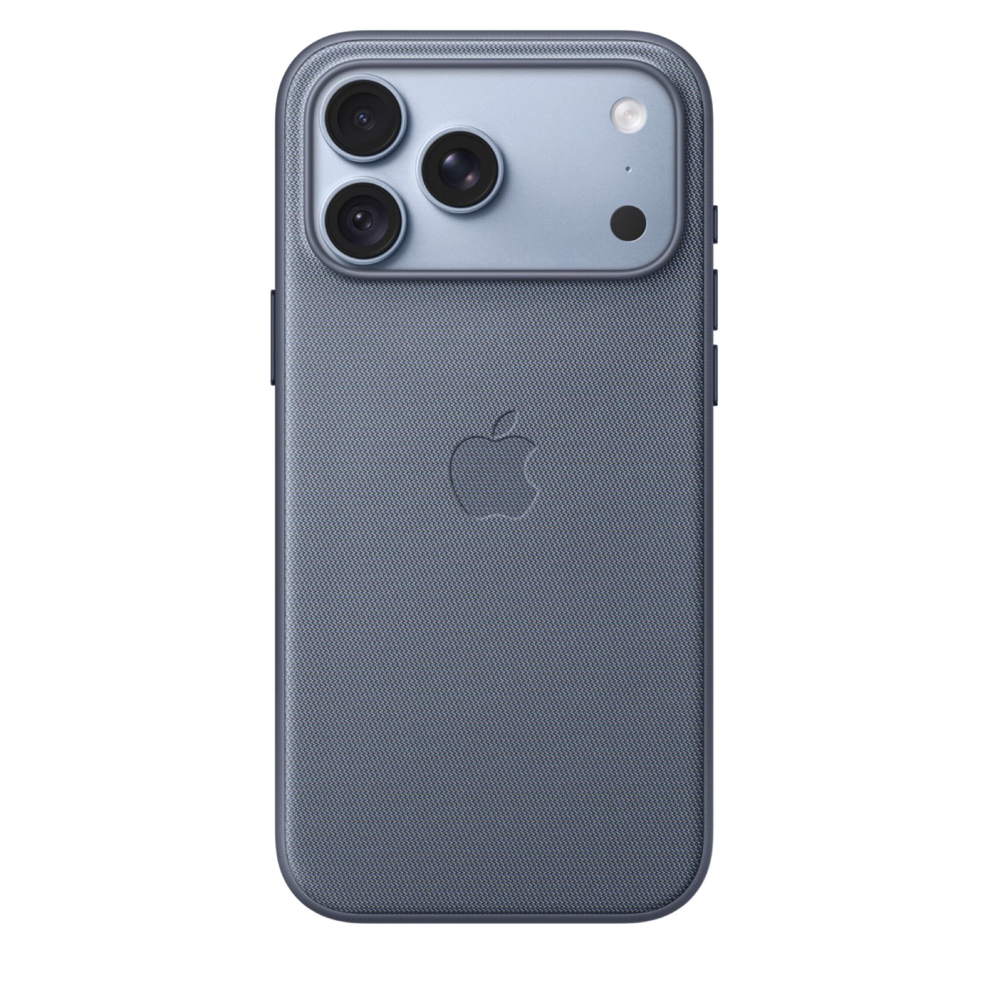 TechWoven-skal – iPhone 18 Pro Max i chambrayblå