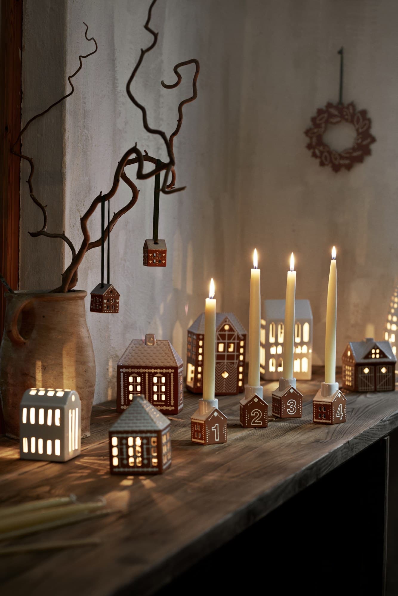 Kähler Gingerbread adventsljusstake