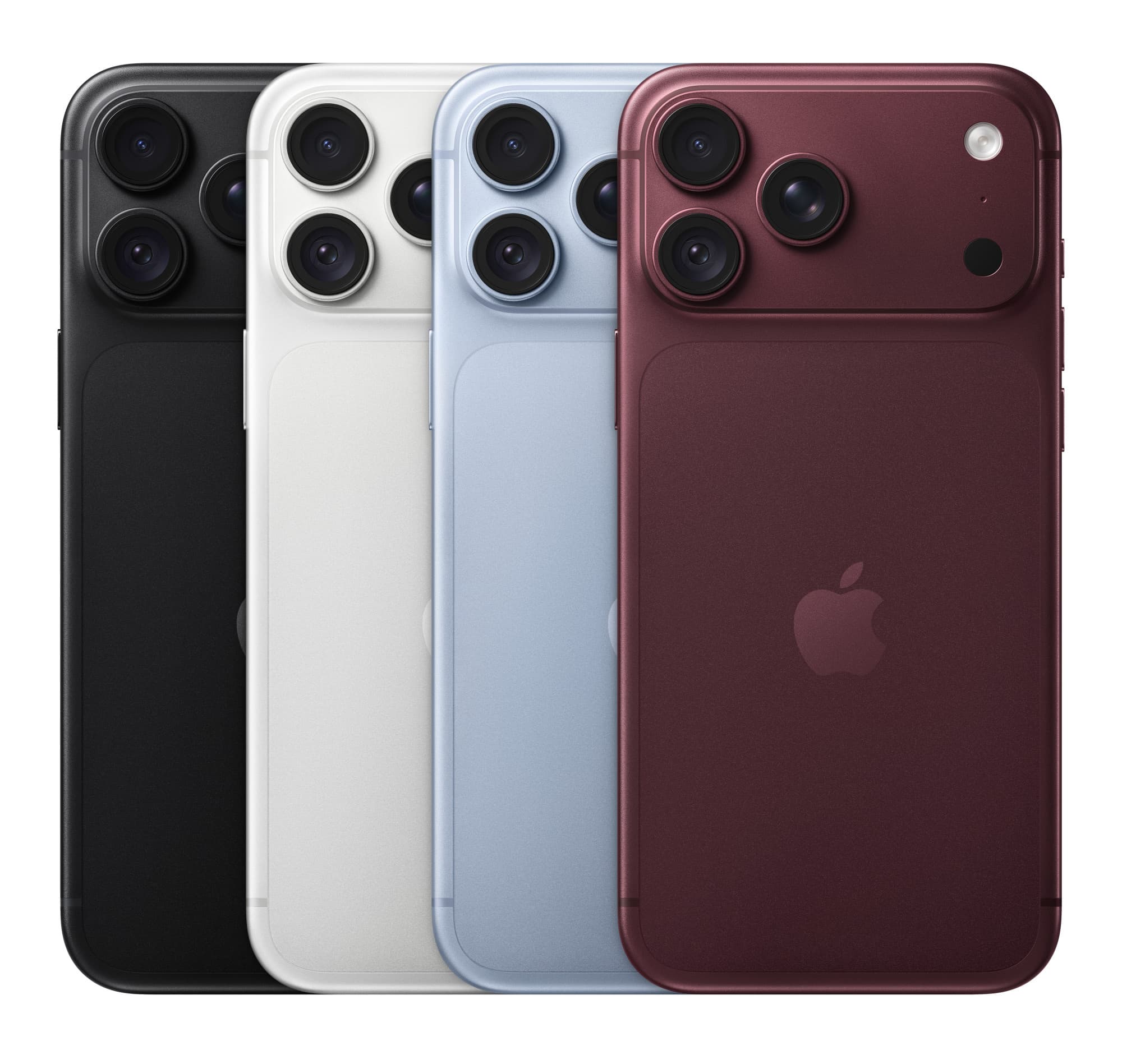 iPhone 18 Pro Max i alla fyra färger