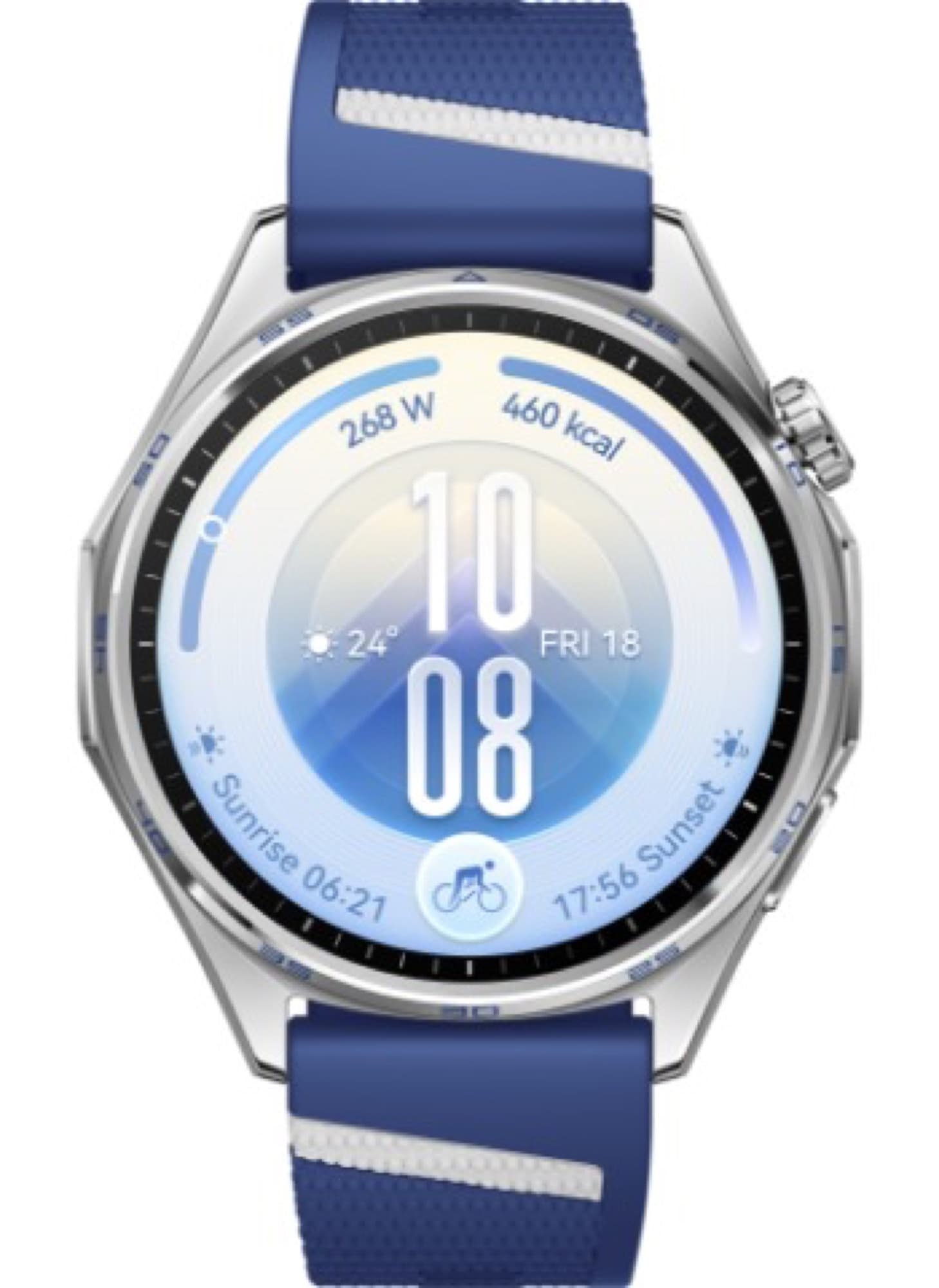 HUAWEI WATCH GT 7 46 mm med blått armband