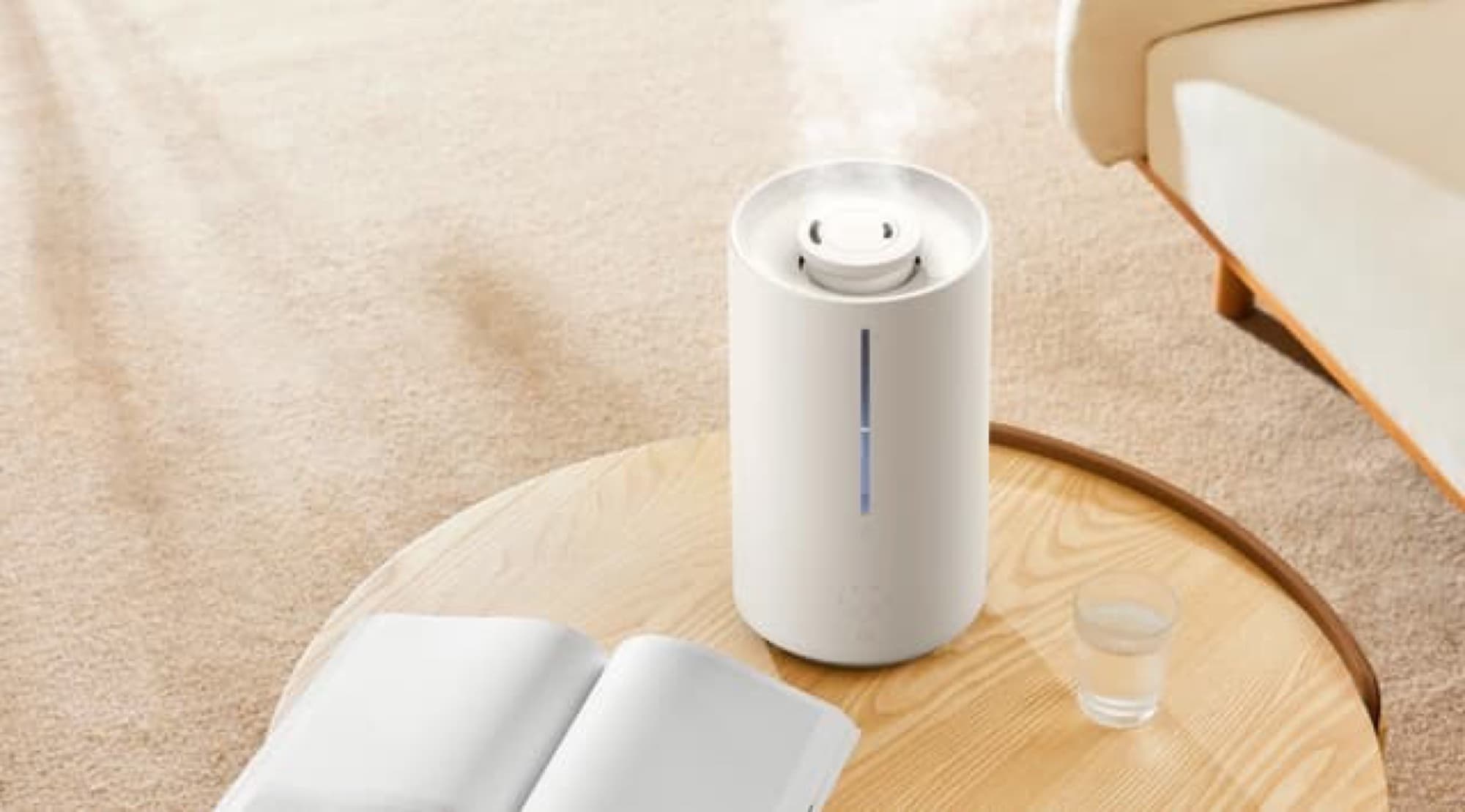 The humidifier on a table
