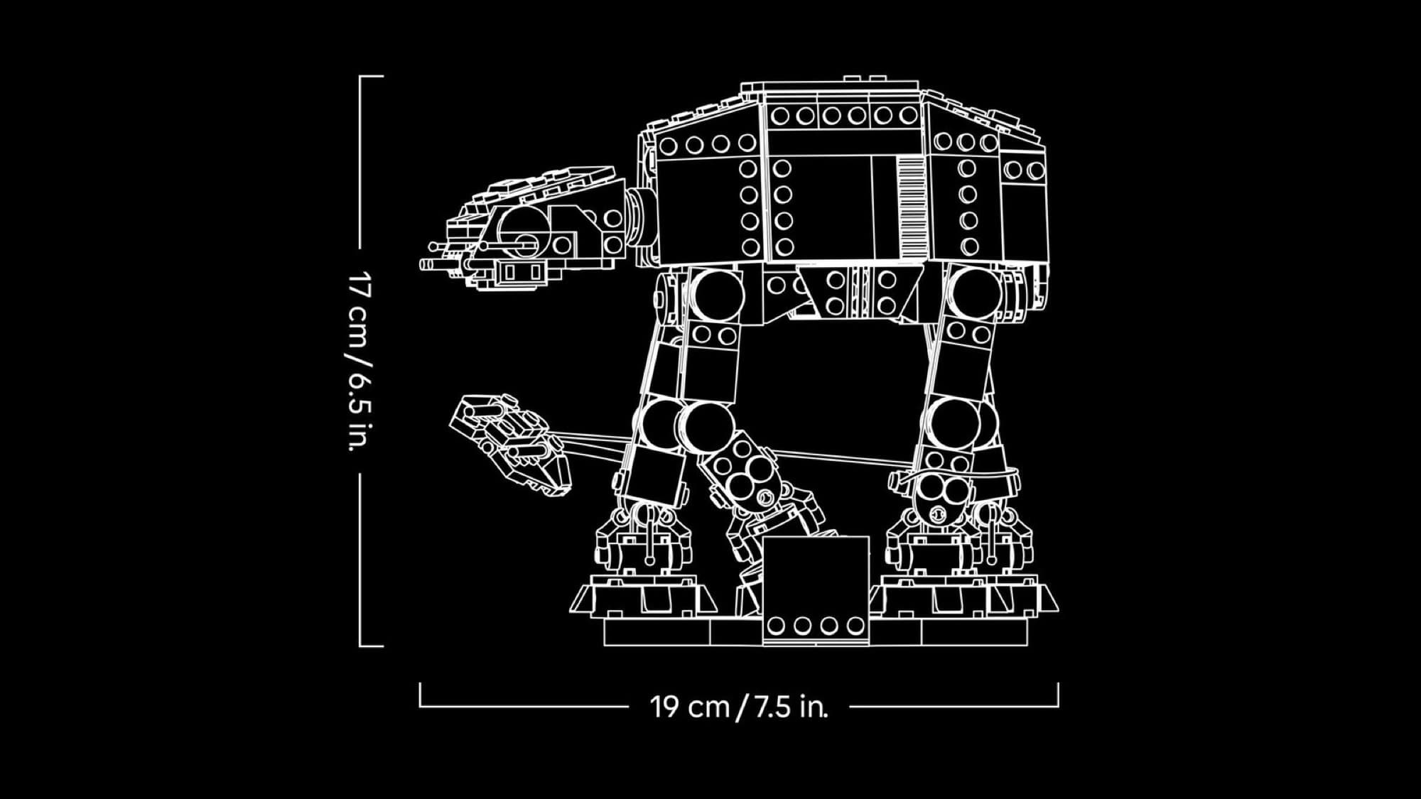 AT-AT och snowspeeder – detalj 4