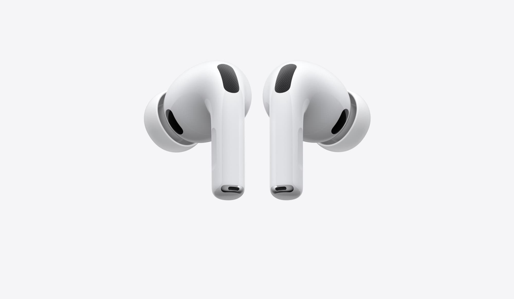 AirPods Pro 3 sedda framifrån