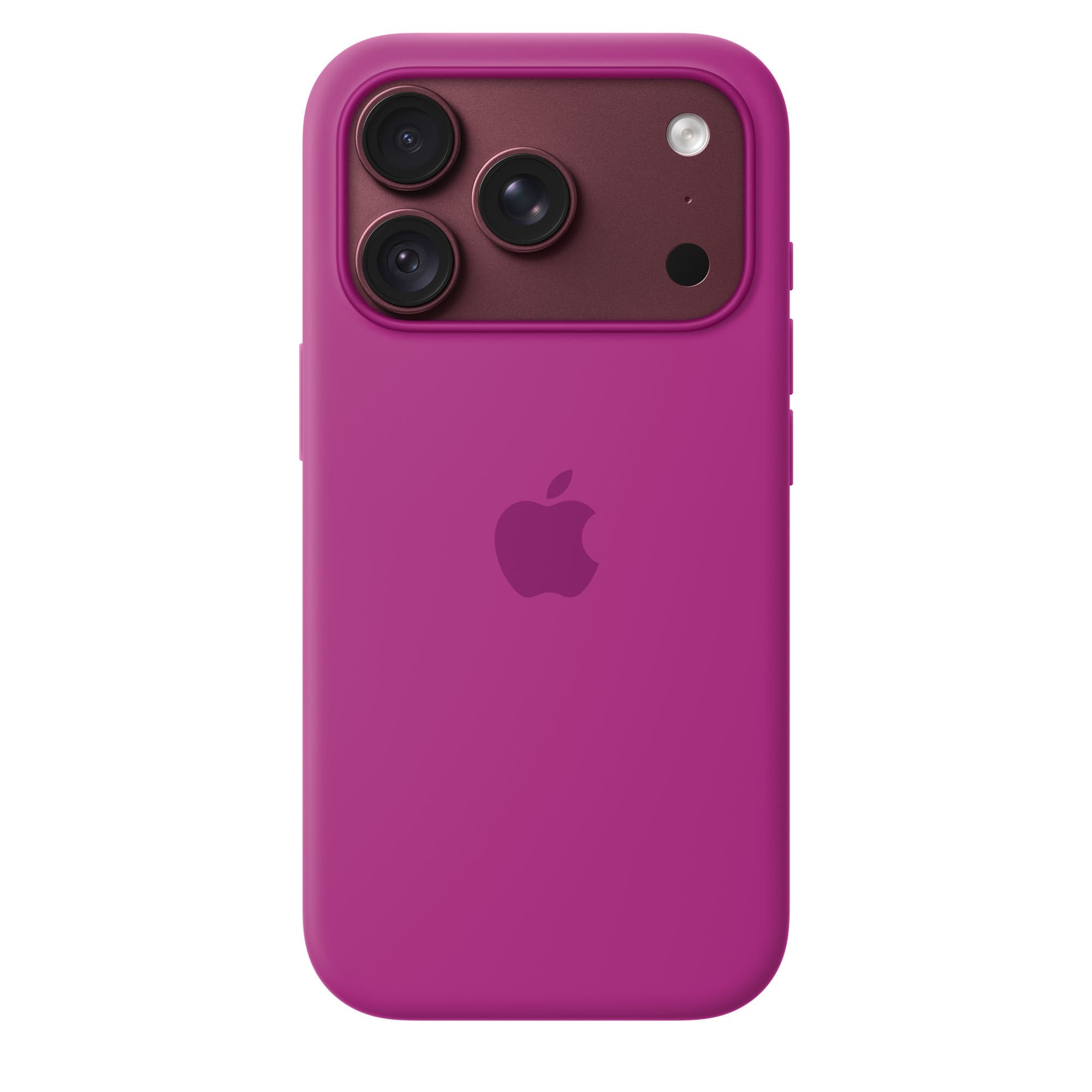 Silikonskal med MagSafe till iPhone 18 Pro och 18 Pro Max – iPhone 18 Pro i magenta