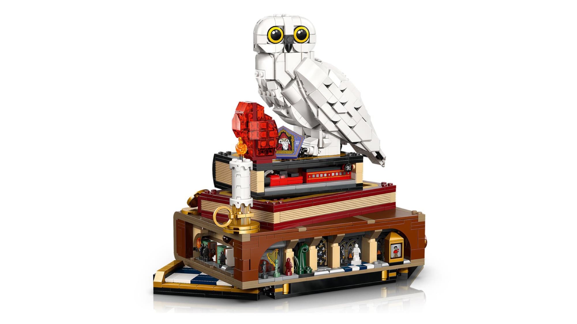Hedwig på Harrys koffert – detalj 3