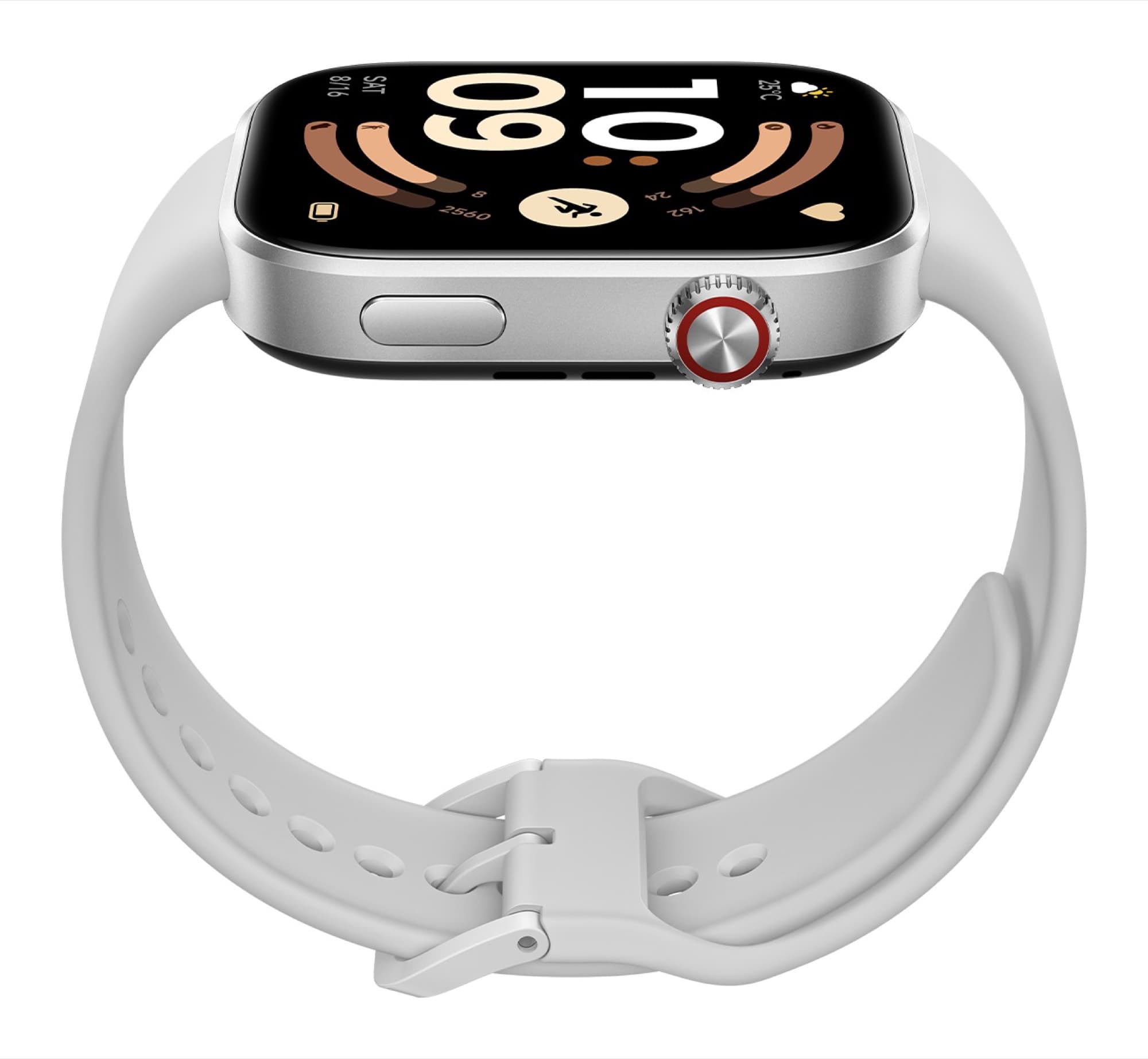 REDMI Watch 6 NFC from the side with the buttons