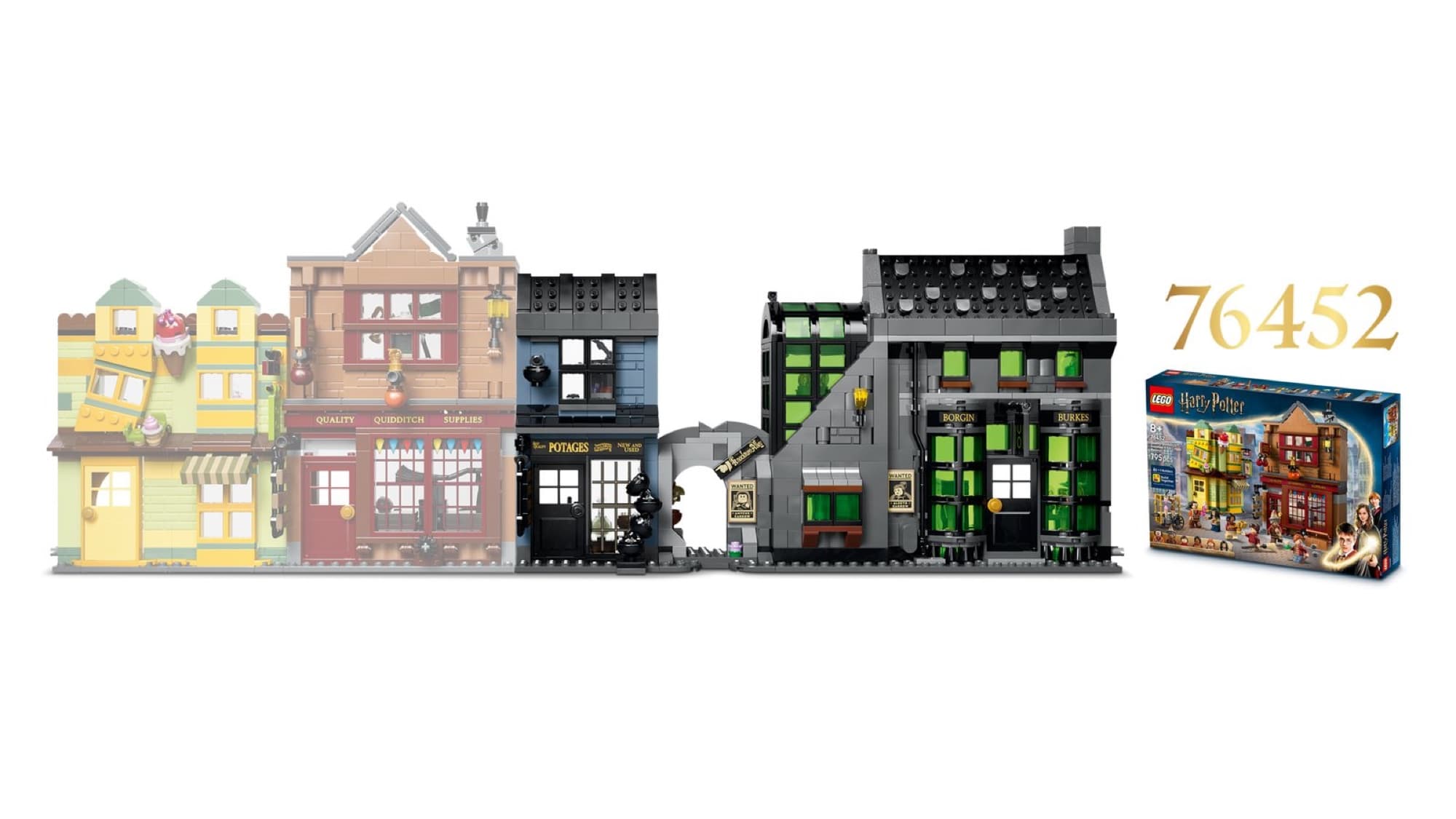 The Knockturn Alley shops – detail 4
