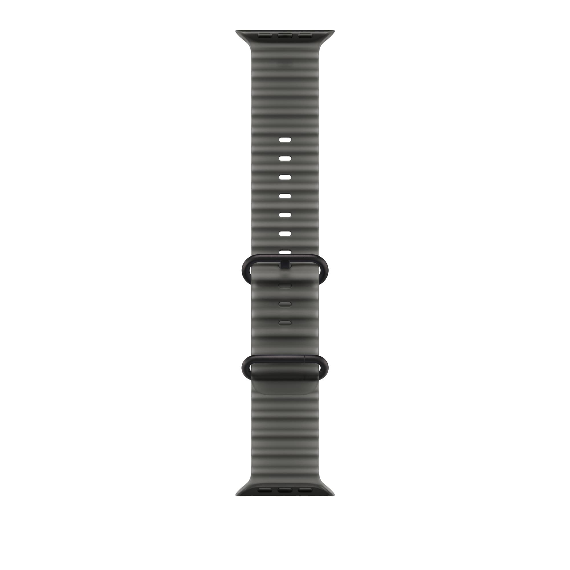 Havsband till Apple Watch i genomlyst svart, svart titan
