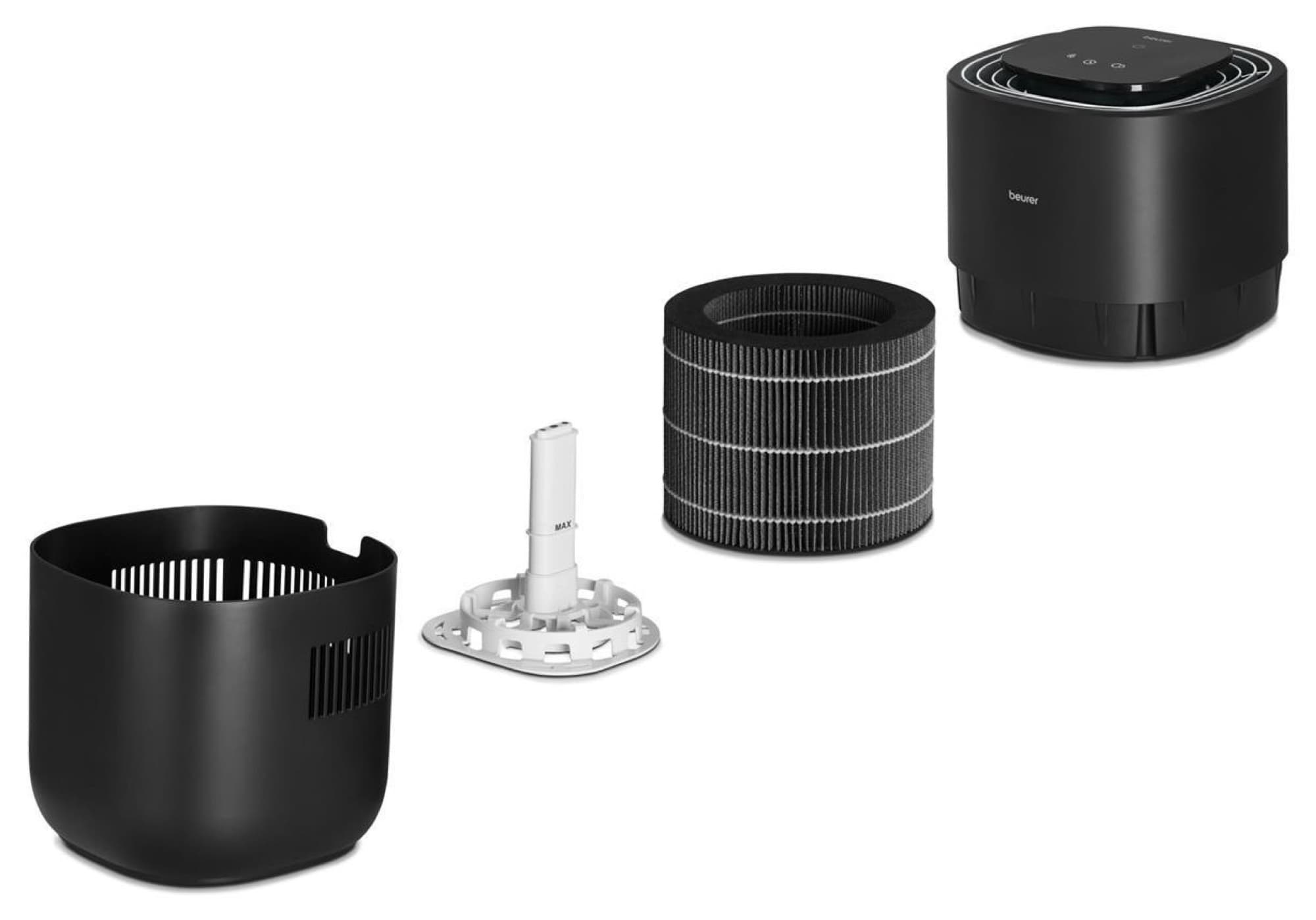 LB 200 isärtagen: överdel, filter och tank