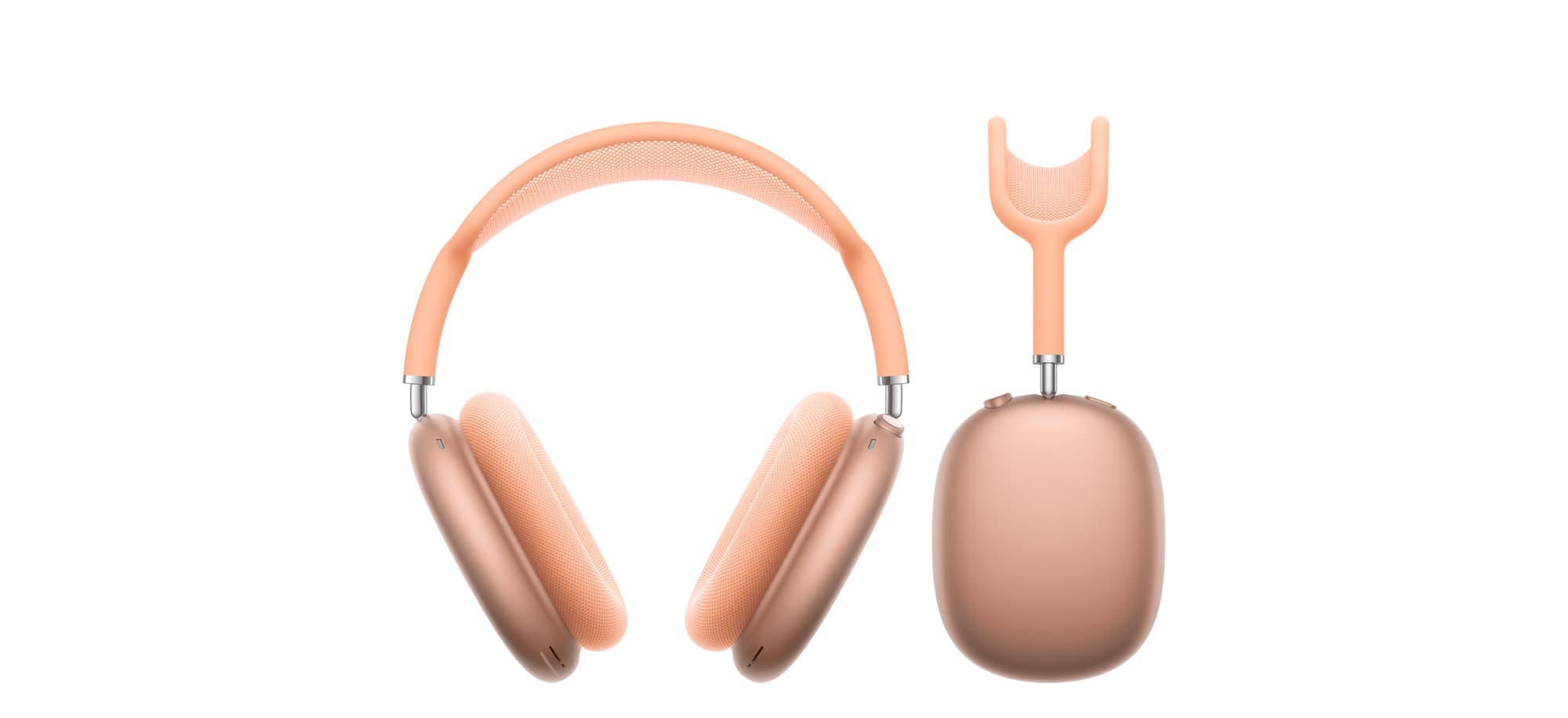 AirPods Max 2 i orange med Smart Case