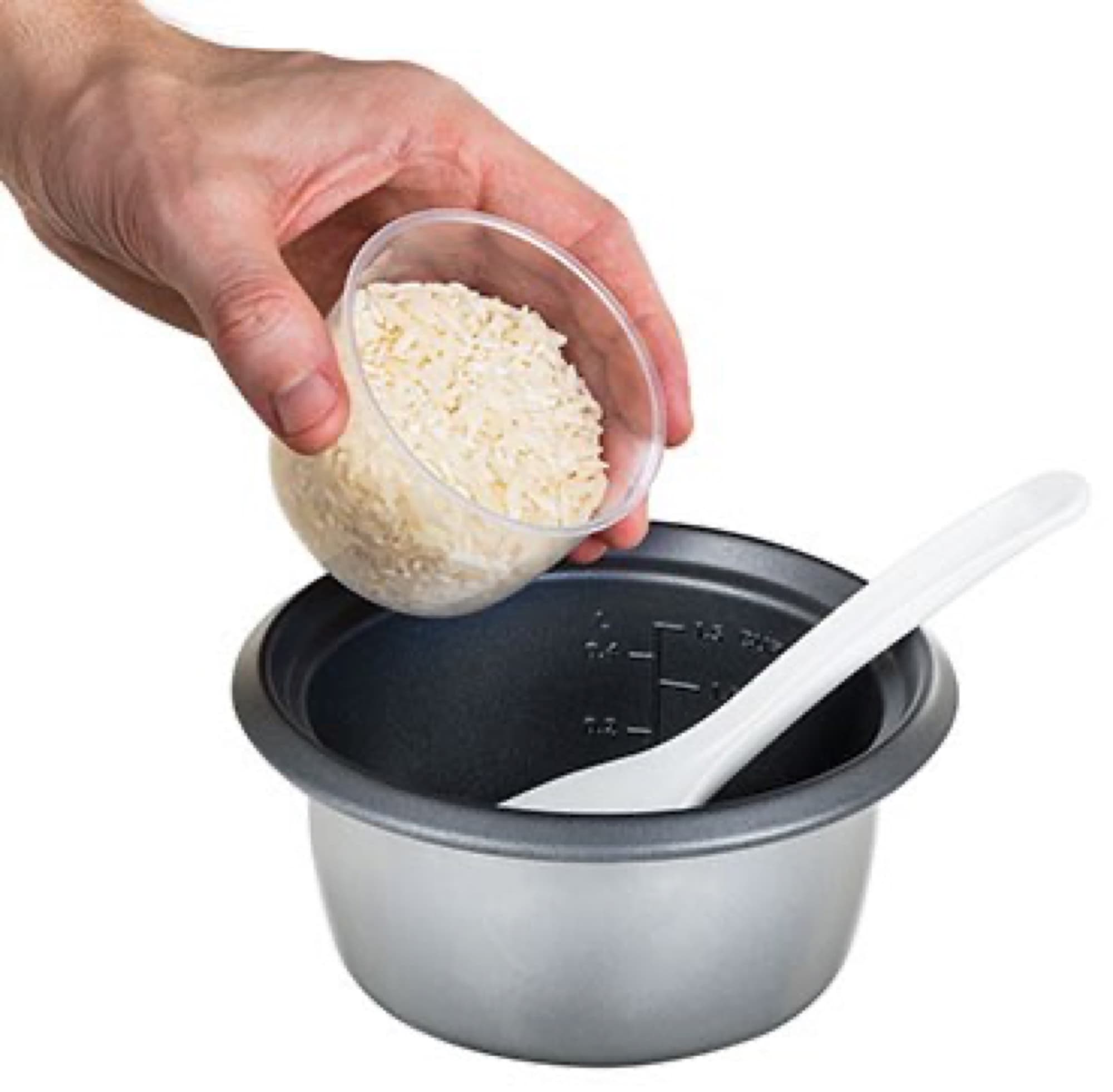 Ris i non-stick-skålen