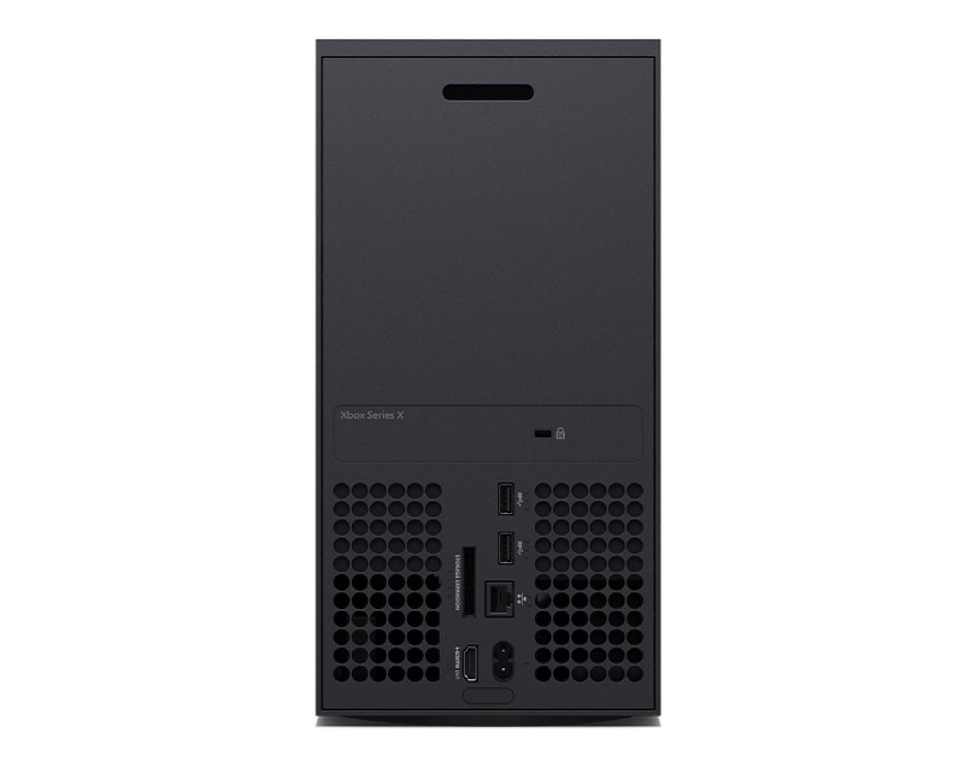 Baksida Xbox Series X Carbon Black