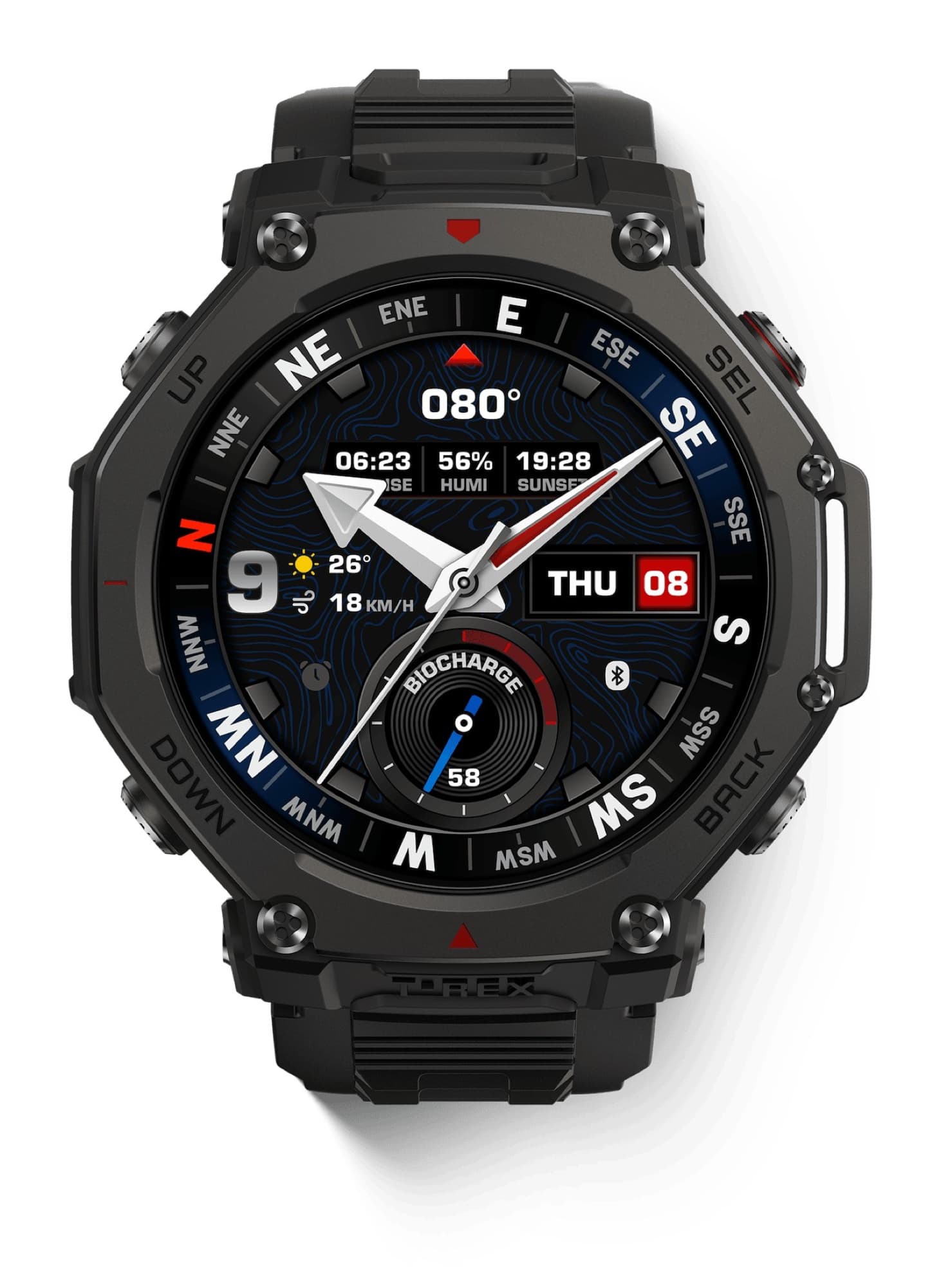Amazfit T-Rex 3 Pro 48 mm i Tactical Black
