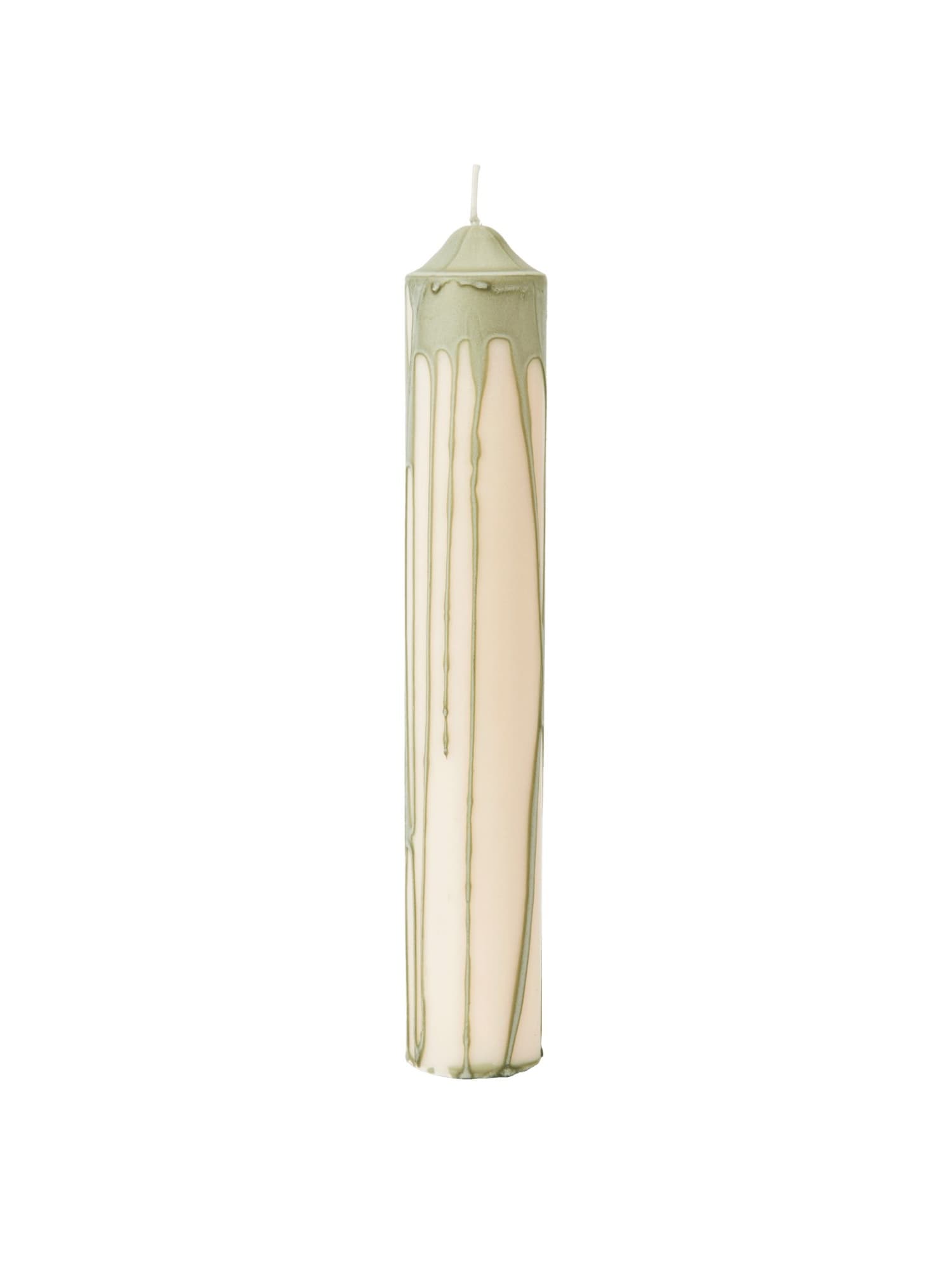 Ferm Living Dryp blockljus – H 30 cm, Tea Green