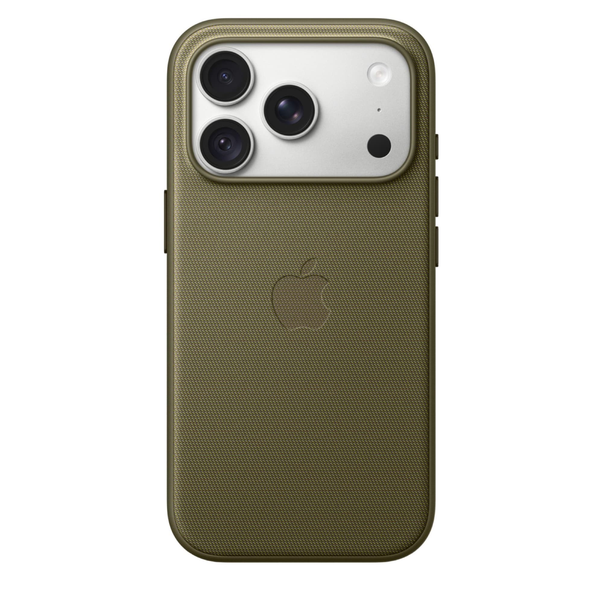 TechWoven-skal – iPhone 18 Pro i oliv