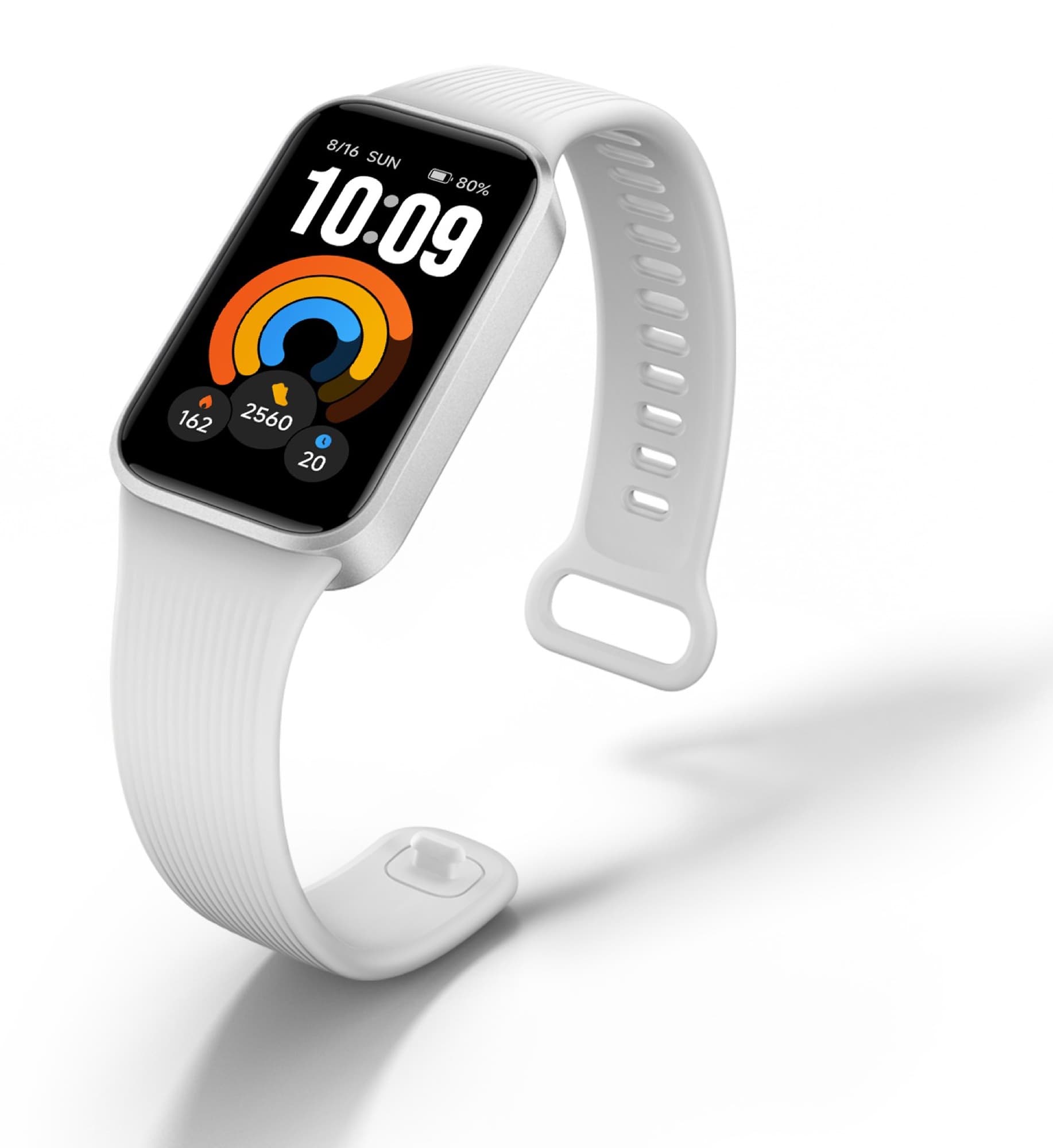 Grått Smart Band 11 Active snett från sidan