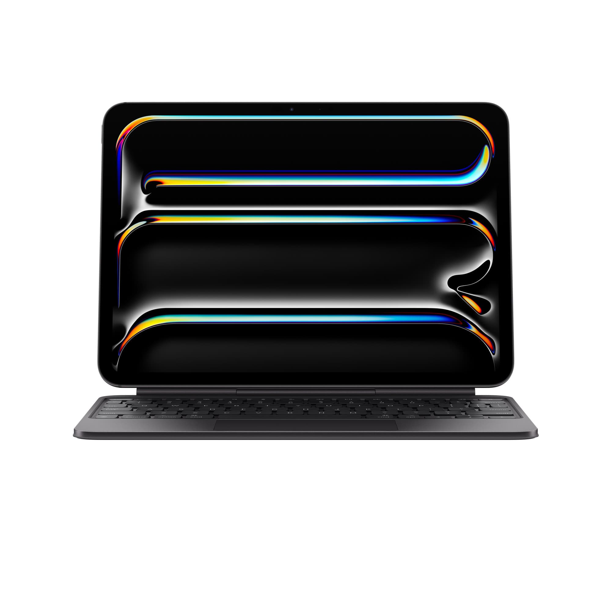 Magic Keyboard med iPad Pro sedd framifrån