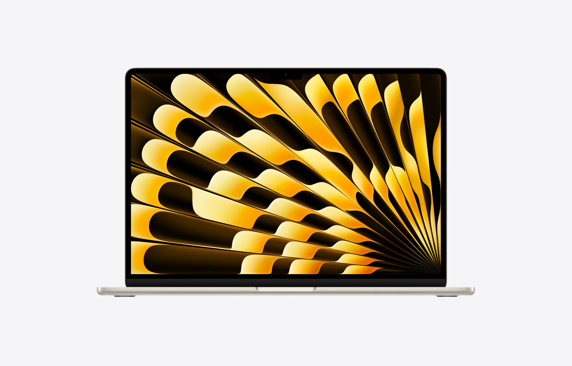 MacBook Air 15-inch in starlight