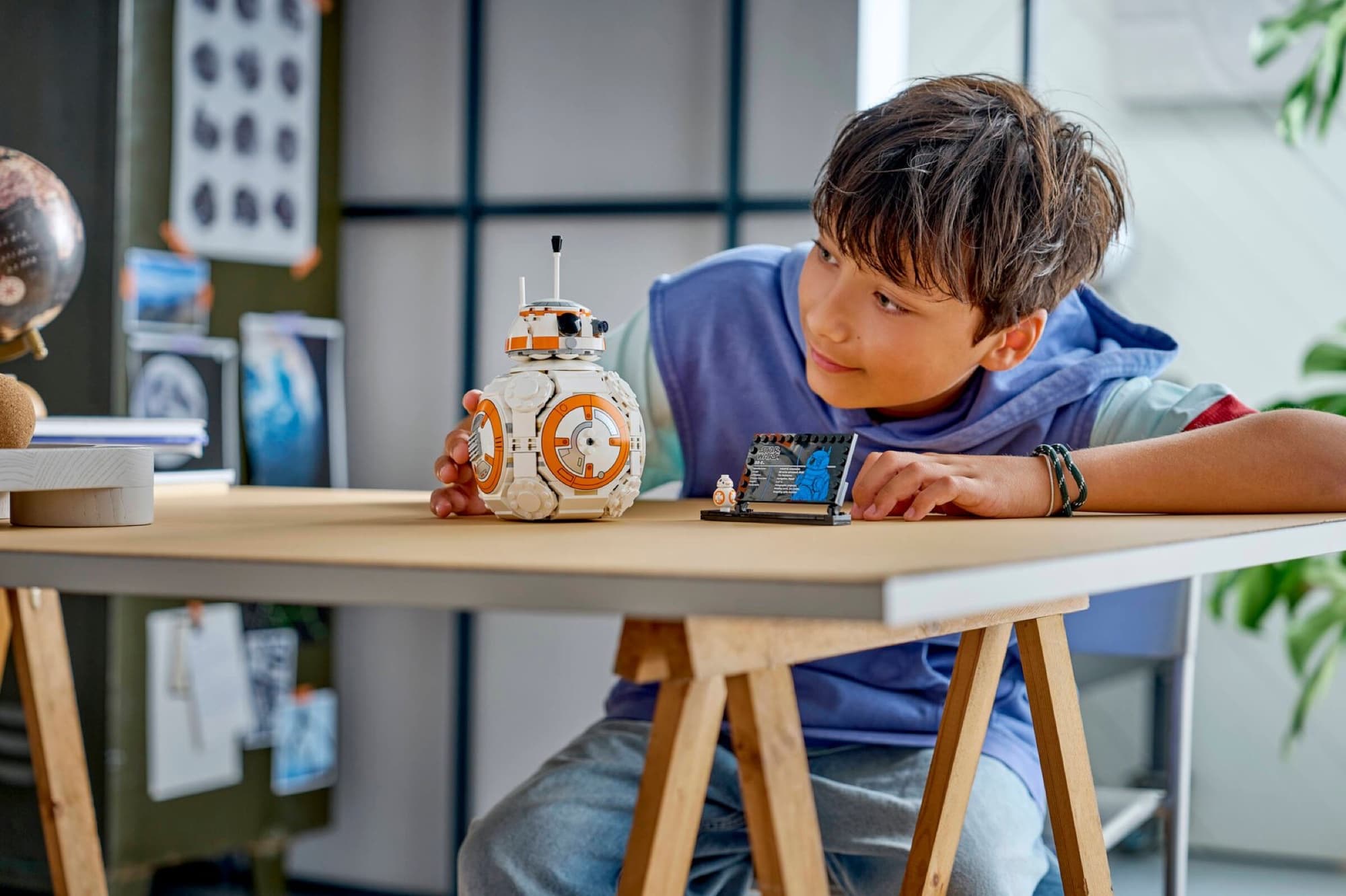Droiden BB-8 när det byggs och används