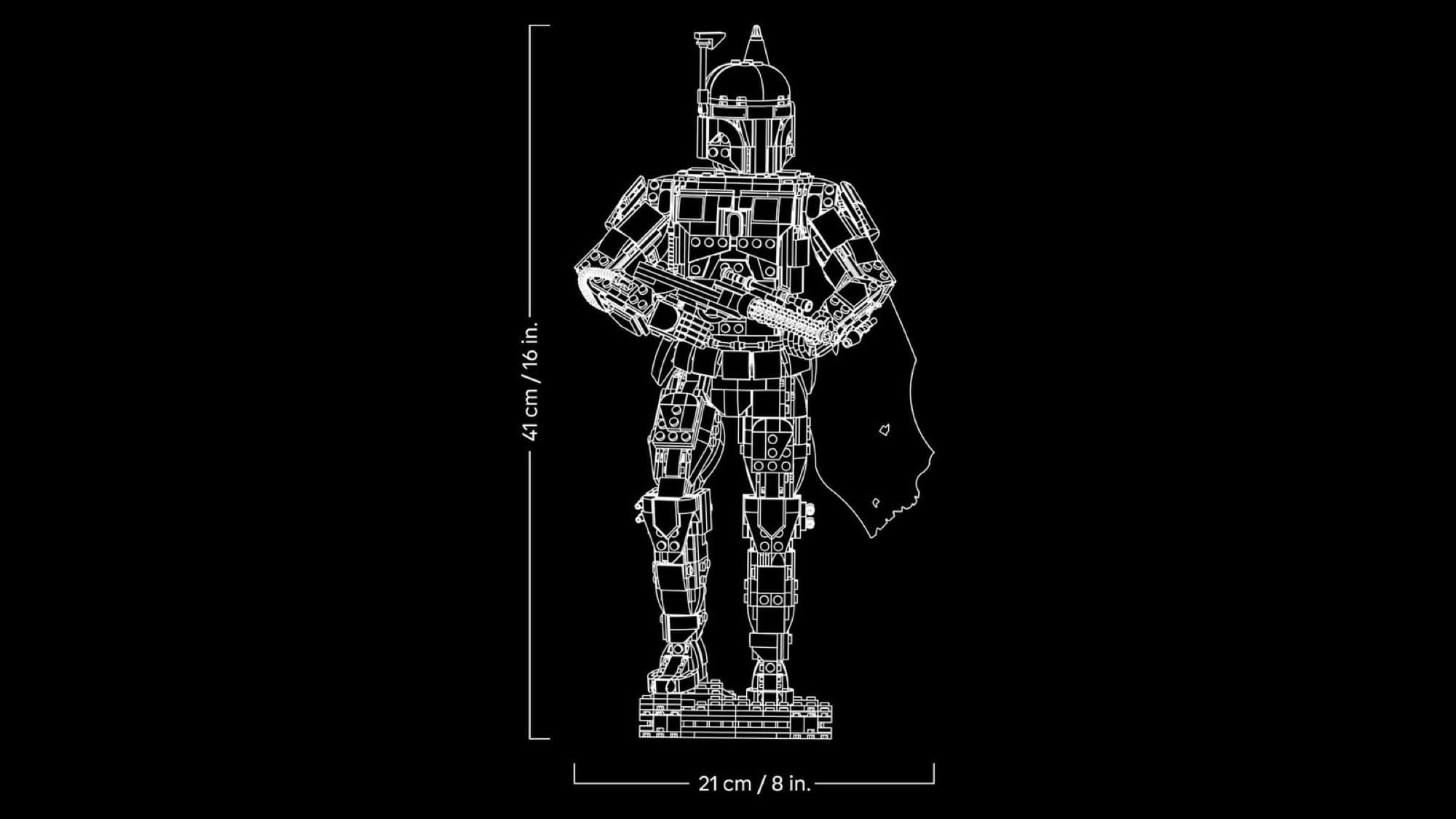 Boba Fett-figuren – detalj 4