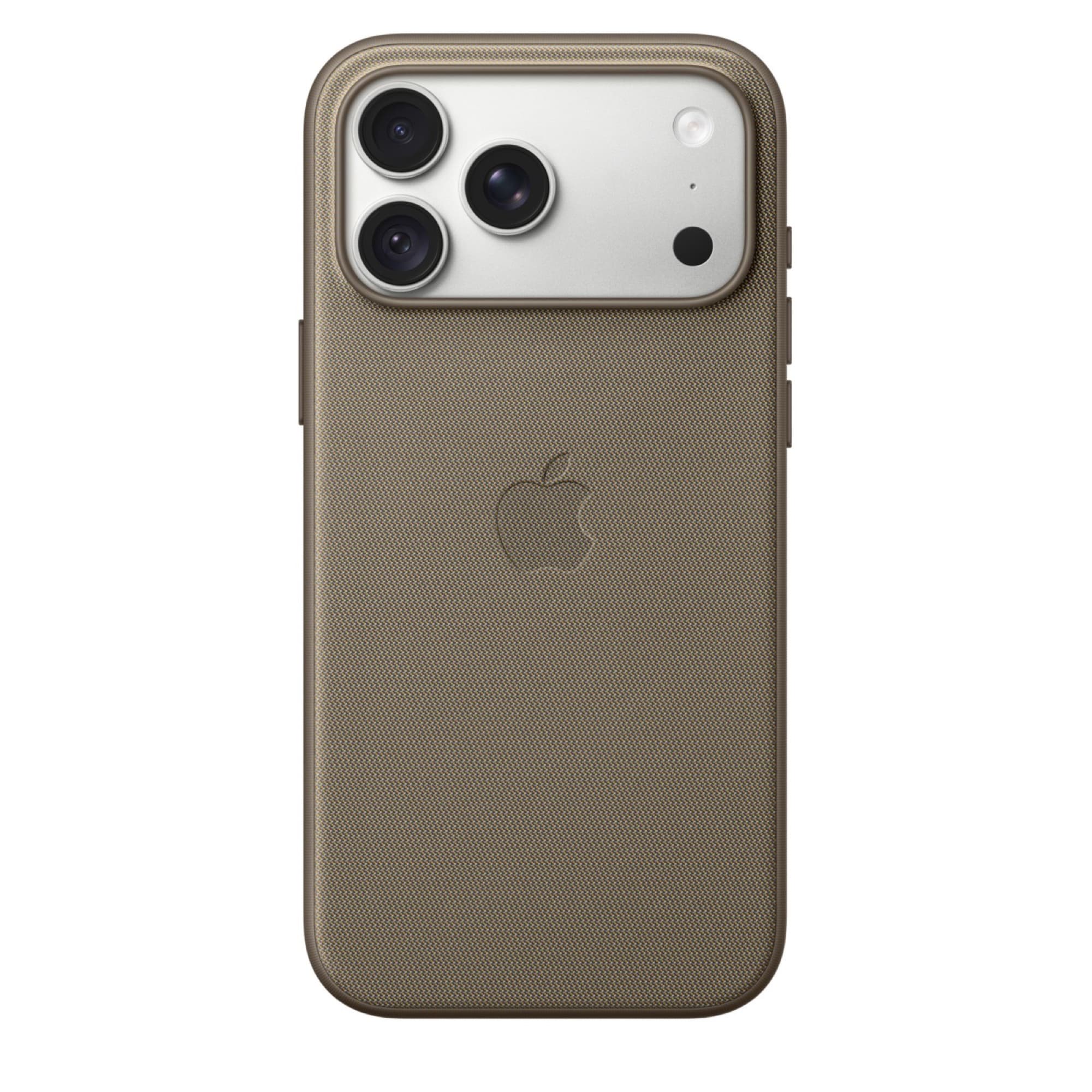 TechWoven-skal – iPhone 18 Pro Max i mullvadsbrun
