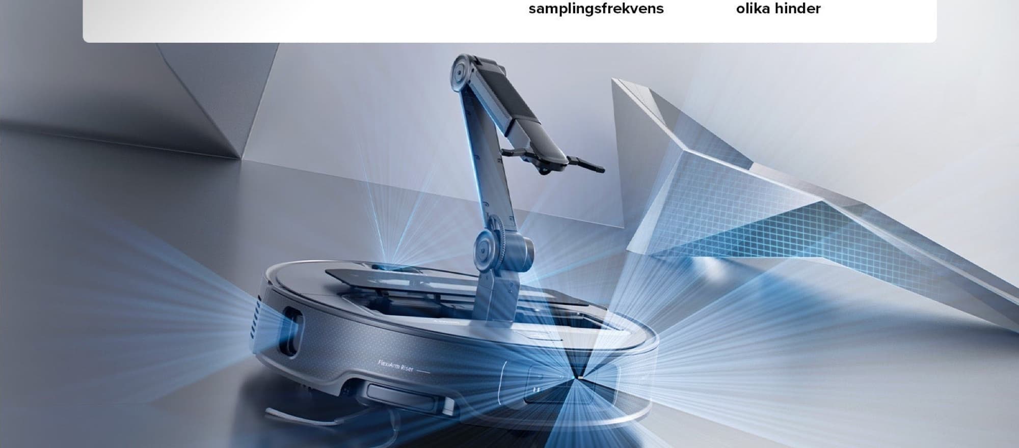 Saros Z70 med utfälld robotarm