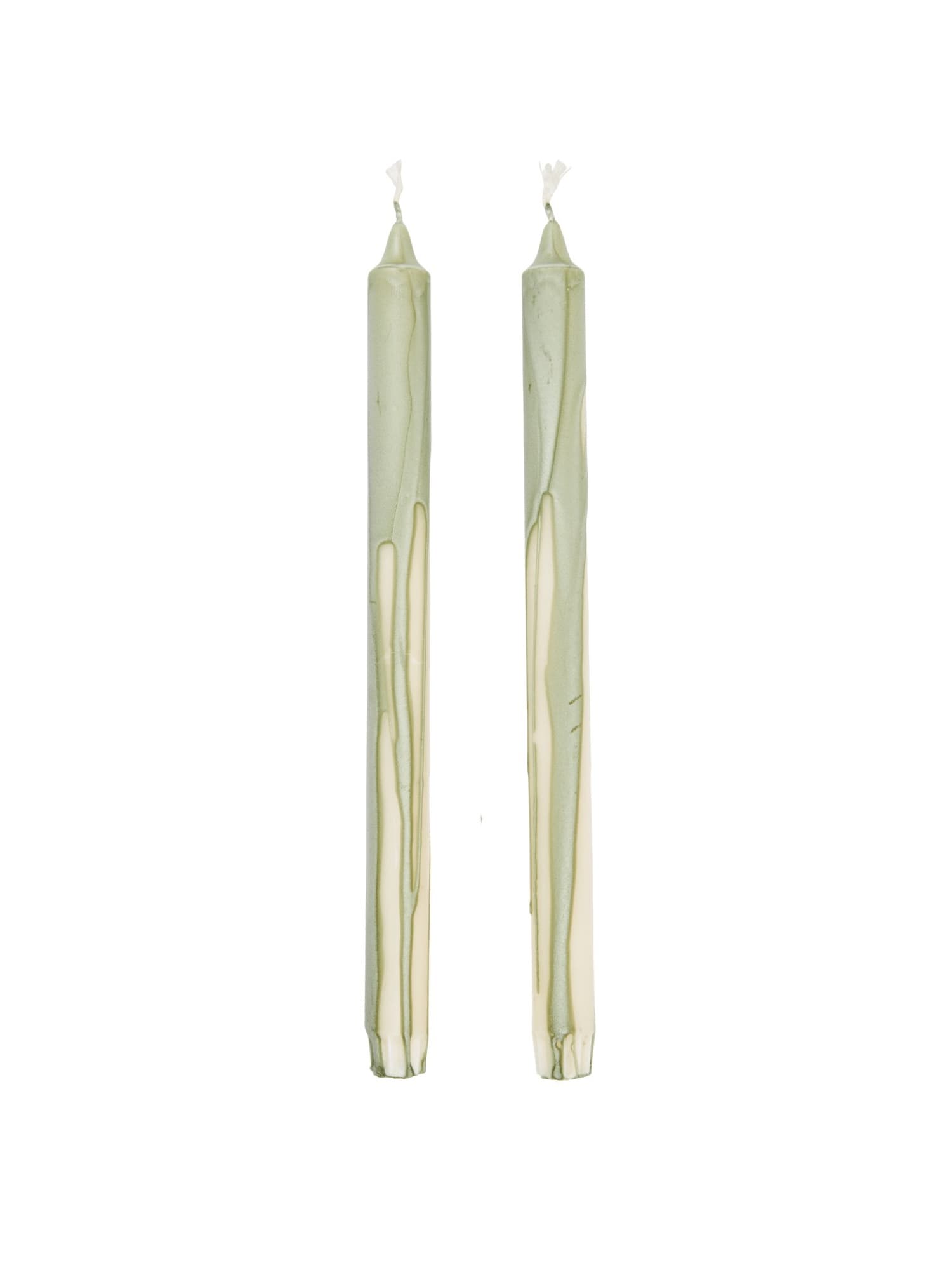 Ferm Living Dryp ljus 2-pack – 2-pack, H 30 cm, Tea Green