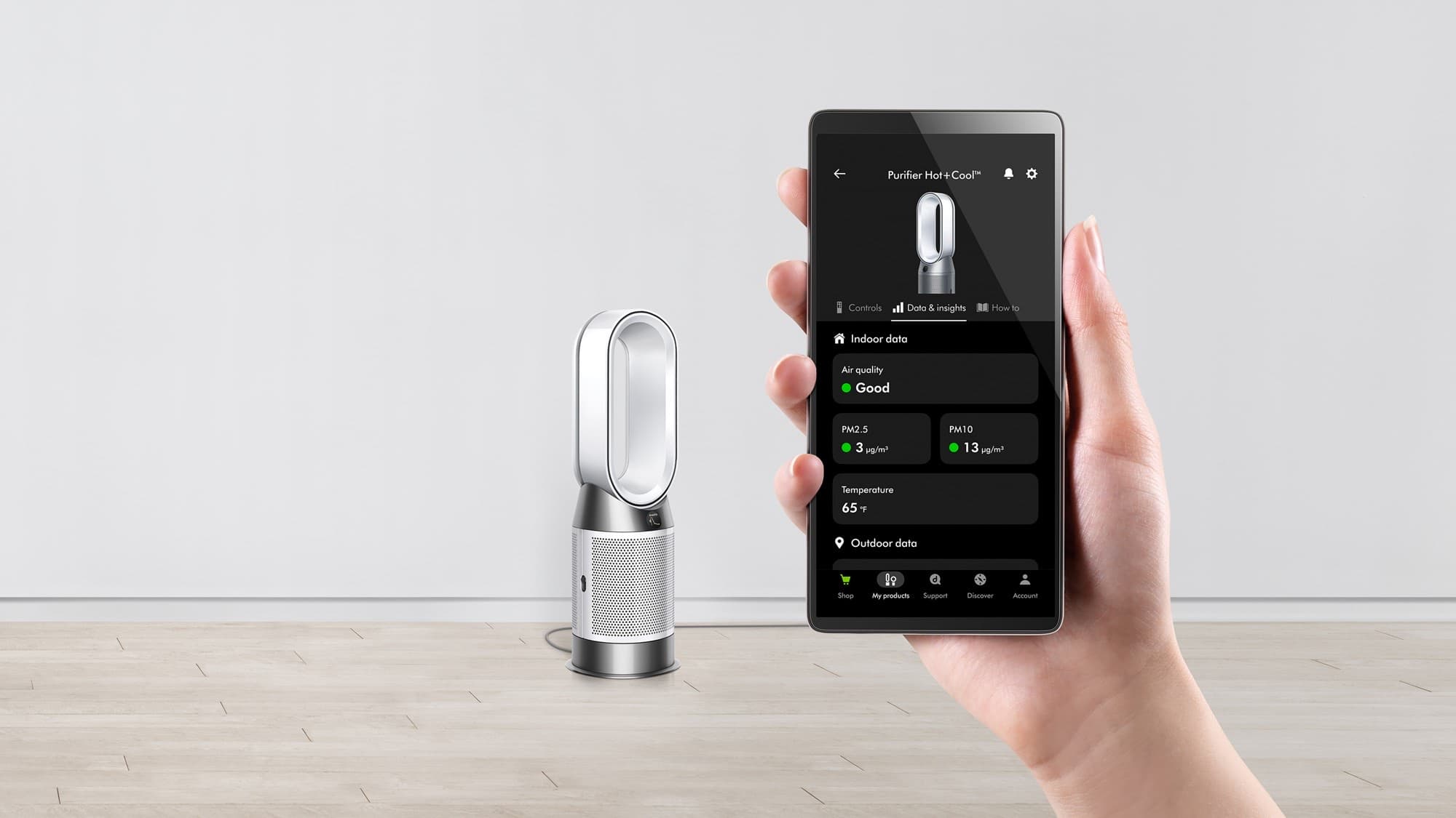 Control with the app