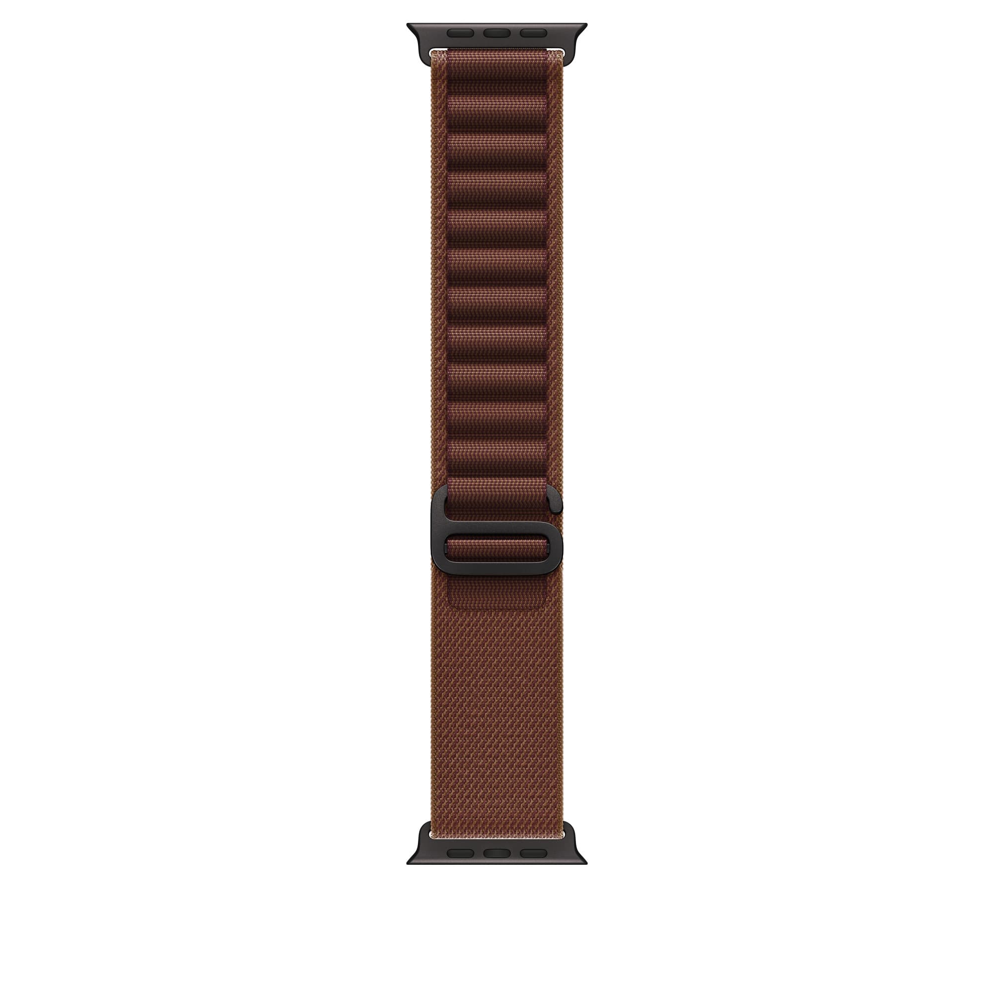 Bergsloop till Apple Watch i bourgogne, svart titan