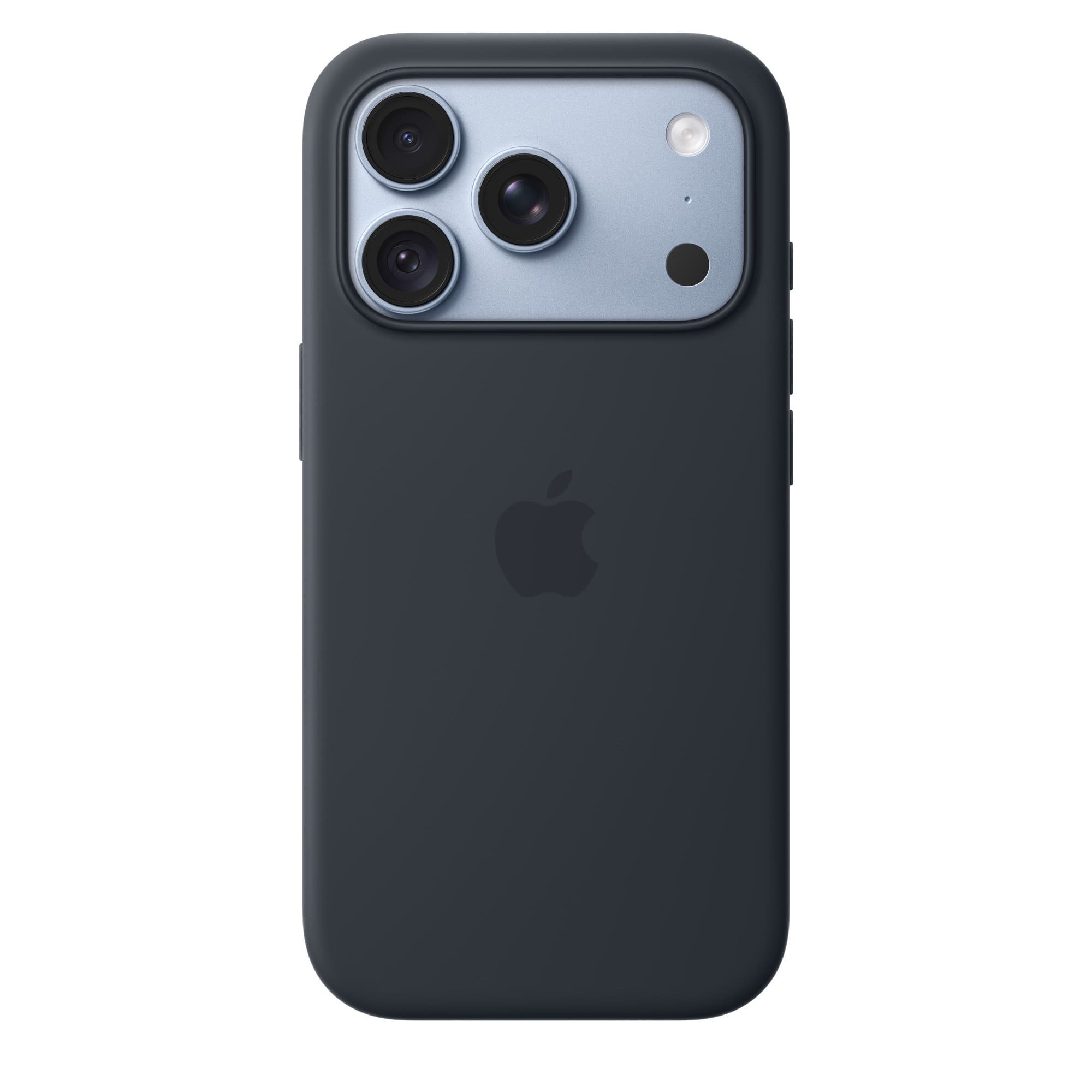 Silikonskal med MagSafe till iPhone 18 Pro och 18 Pro Max – iPhone 18 Pro i marinblå