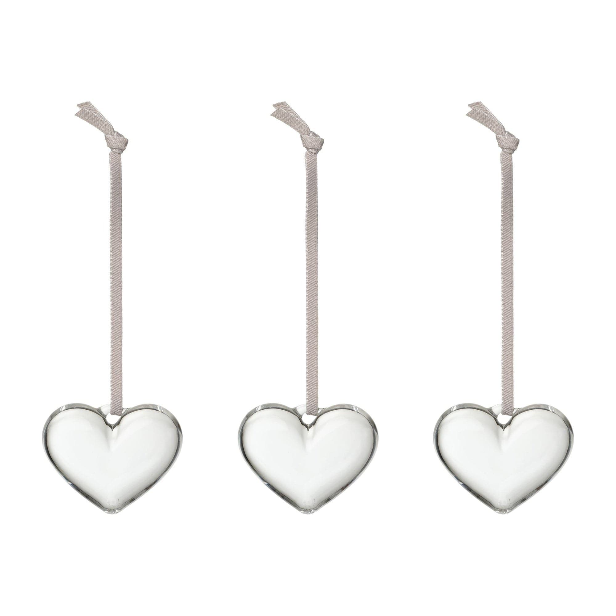 Iittala Glashjärta 3-pack – 50 mm, 3-pack, Klar