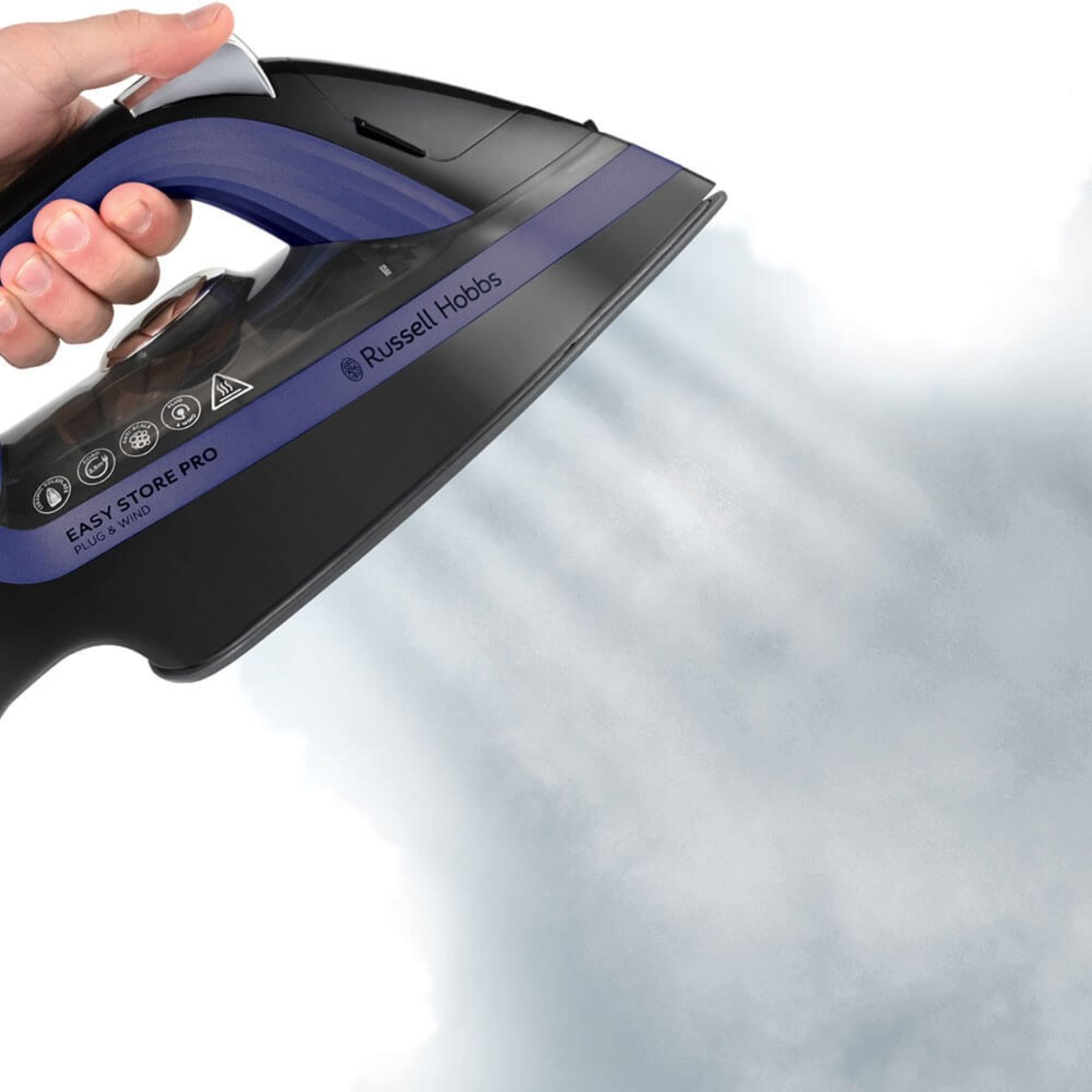 Shot of steam from the soleplate