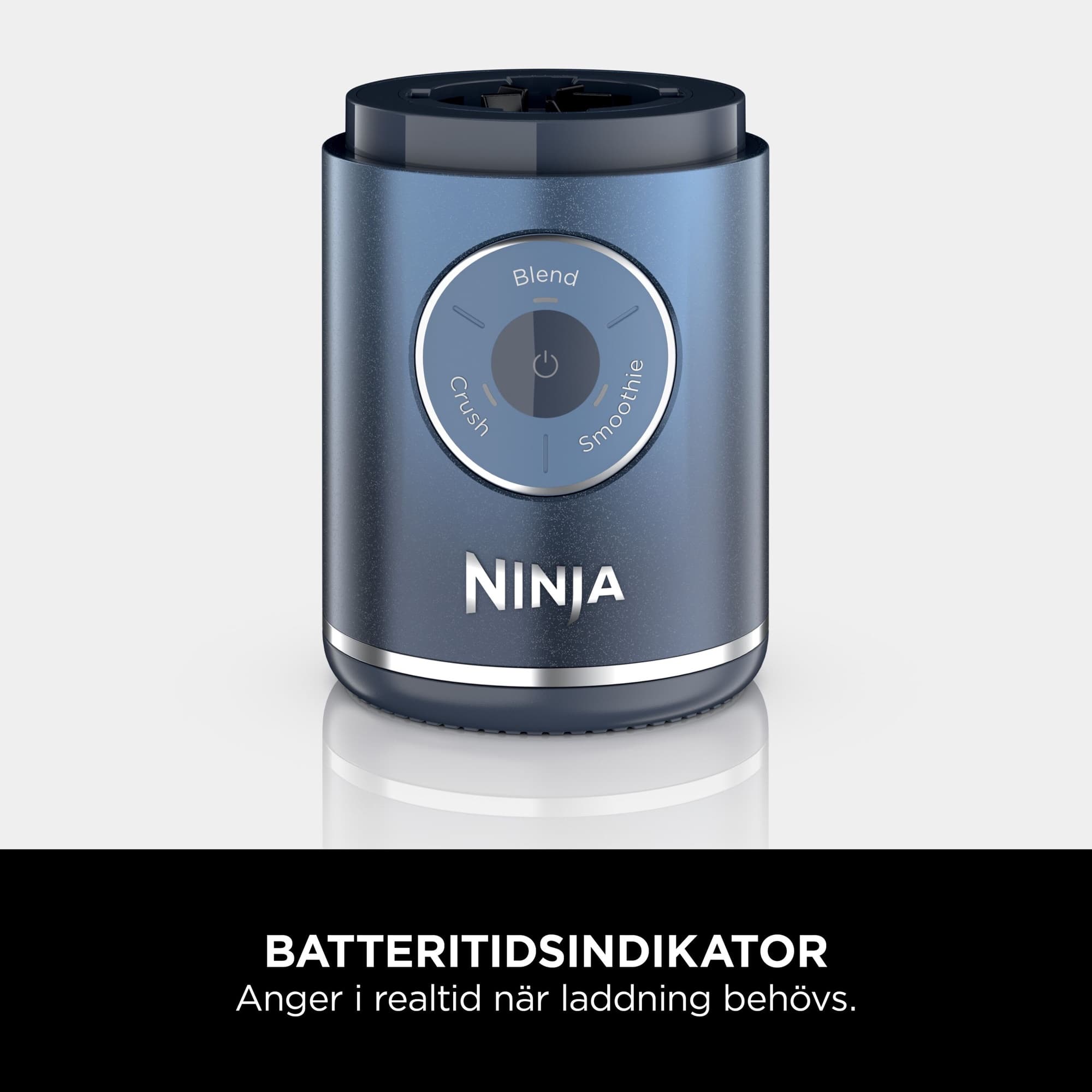 Motorenhet med batteriindikator