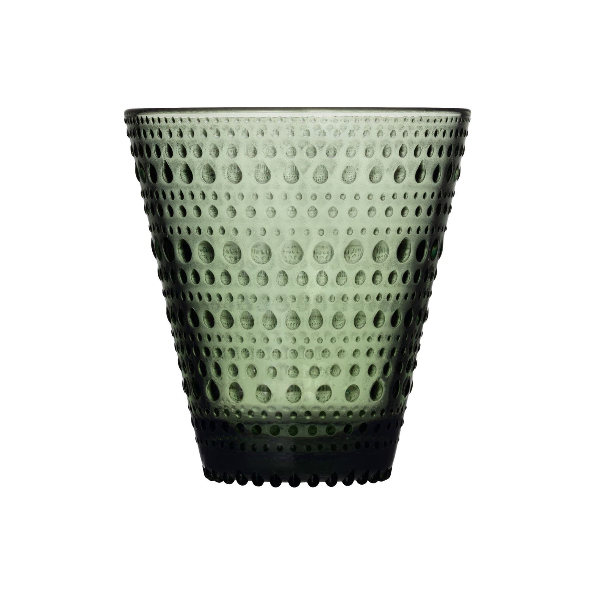 Iittala Kastehelmi glas – 30 cl, 2-pack, Tallgrön
