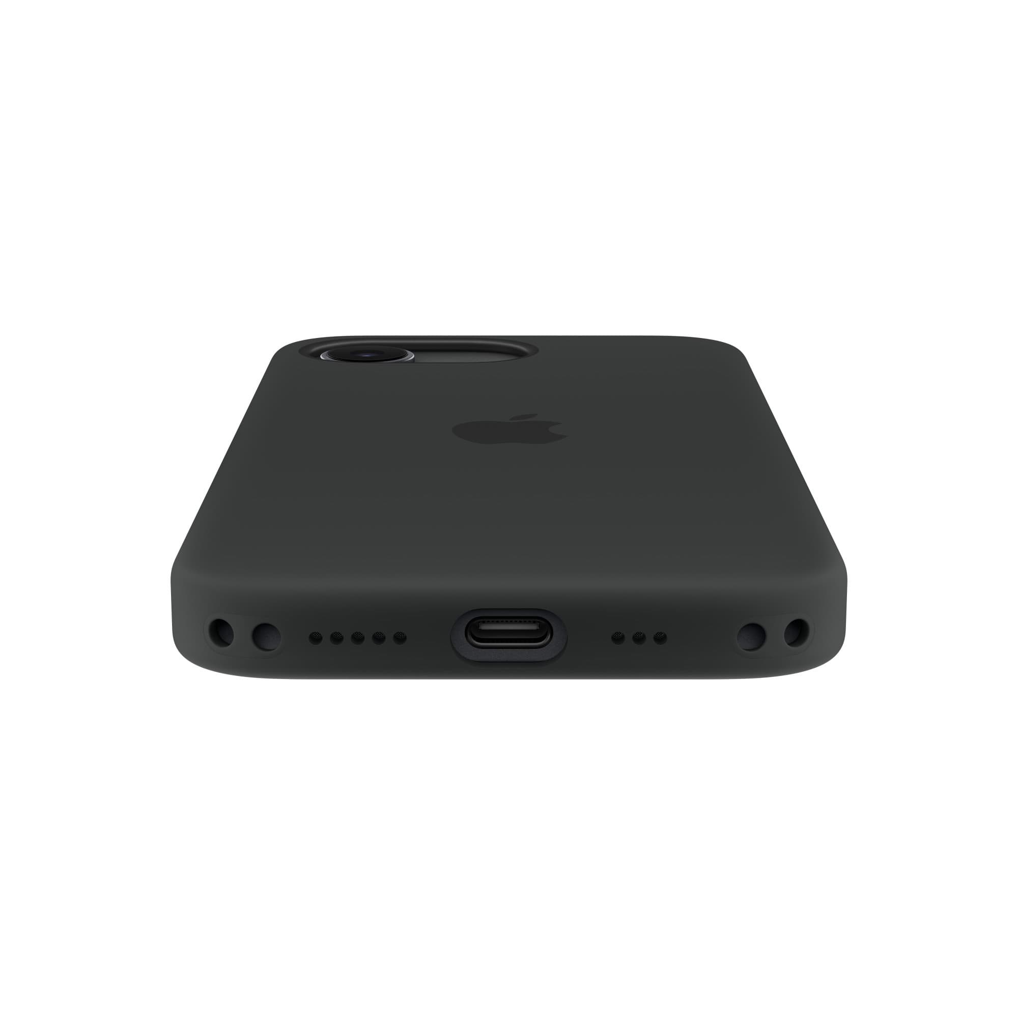 Silikonskal med MagSafe till iPhone 17e från en annan vinkel