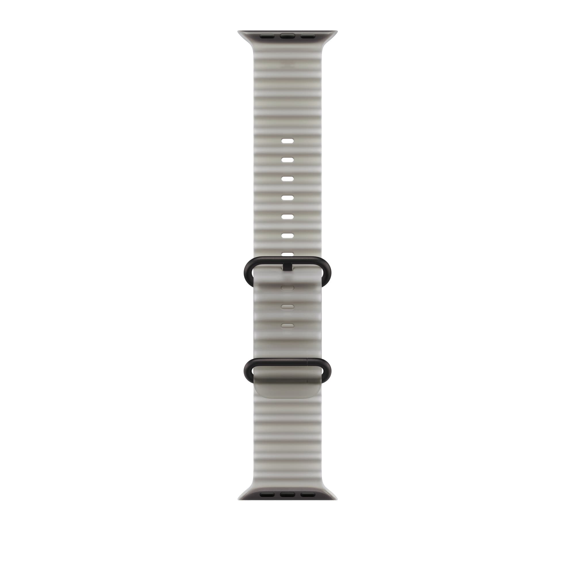 Havsband till Apple Watch i genomlyst grå, svart titan
