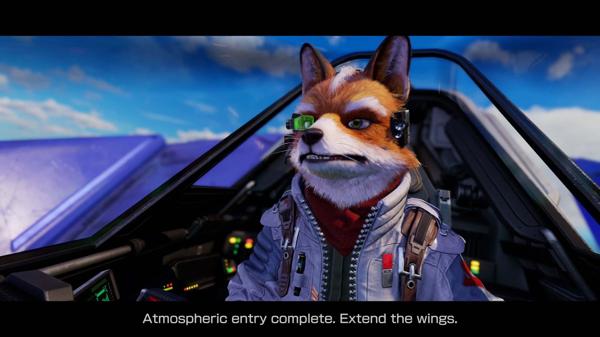 Skärmbild från Star Fox