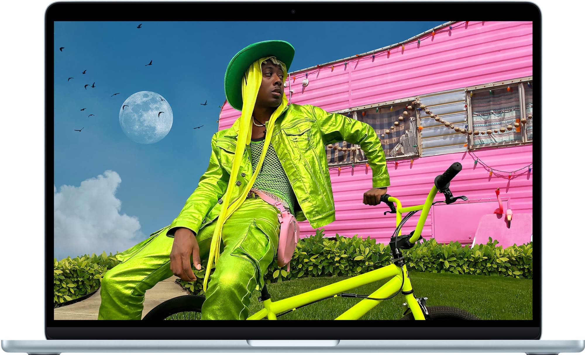 Färgstark bild på Liquid Retina-skärmen