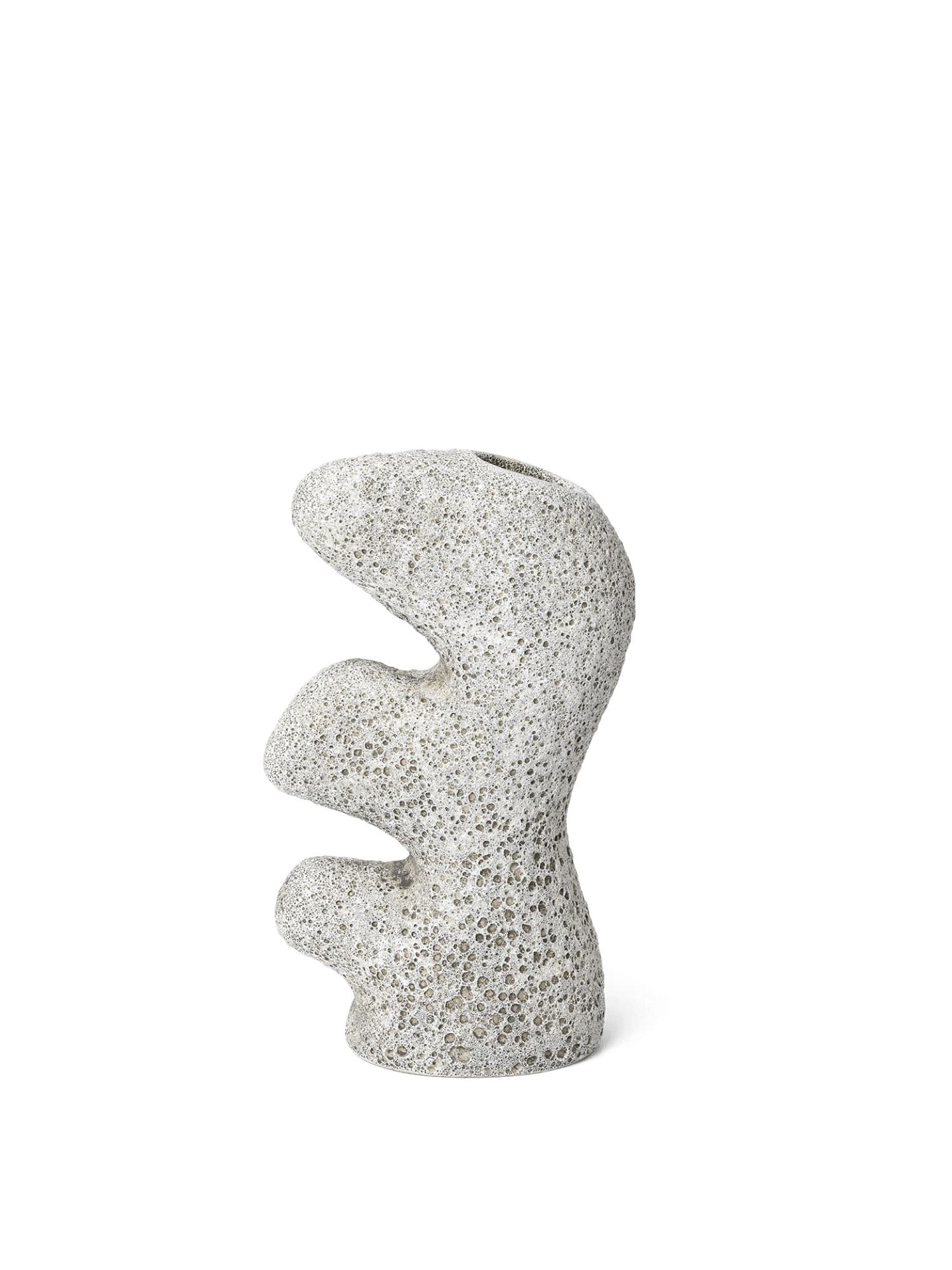 Ferm Living Yara vas – H 24 cm, Grey Pumice