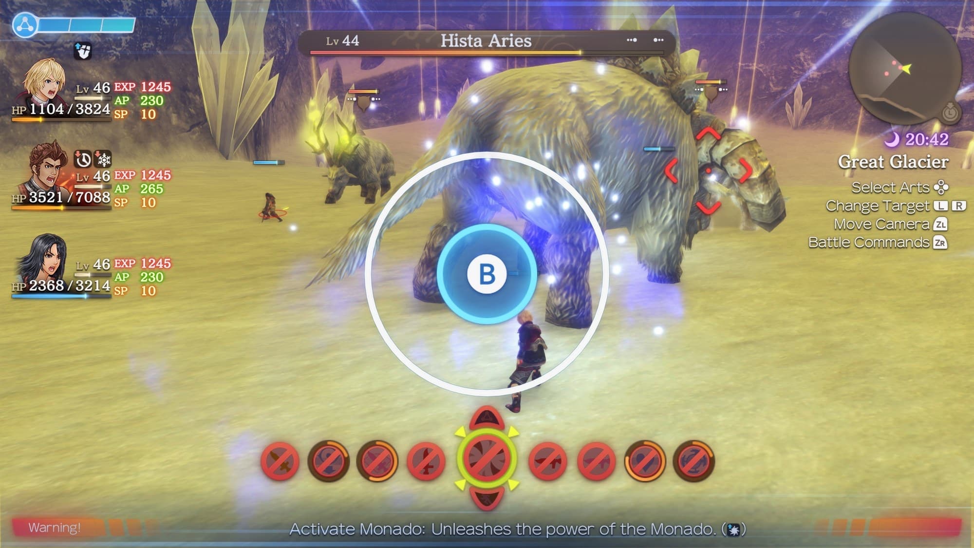 Skärmbild från Xenoblade Chronicles: Definitive Edition – Nintendo Switch 2 Edition