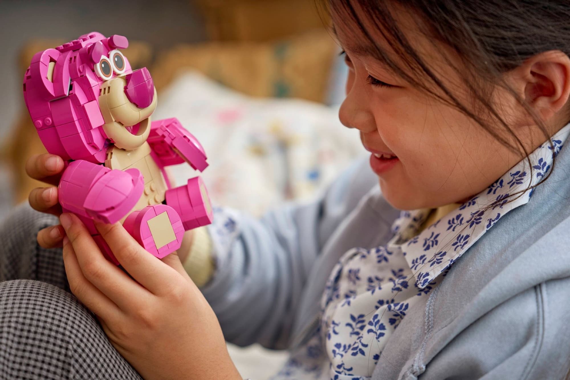 Teddy från Toy Story när det byggs och används