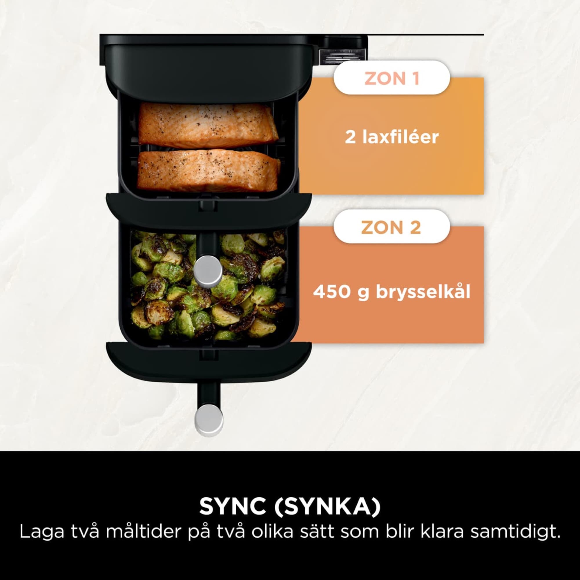 Lax i den ena lådan, brysselkål i den andra