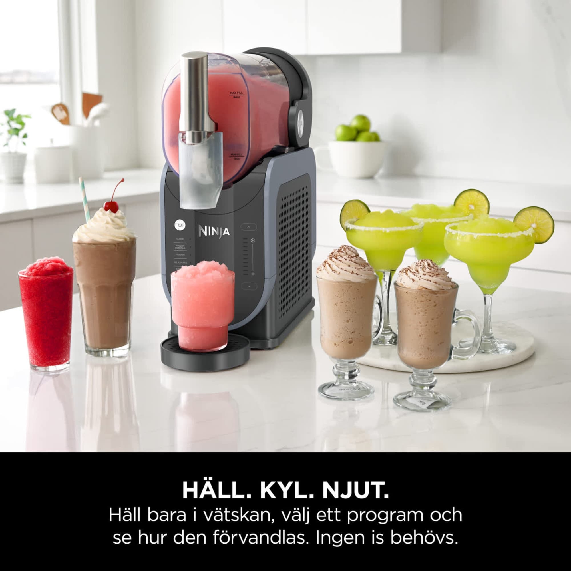 SLUSHi med slush, milkshake och frappé