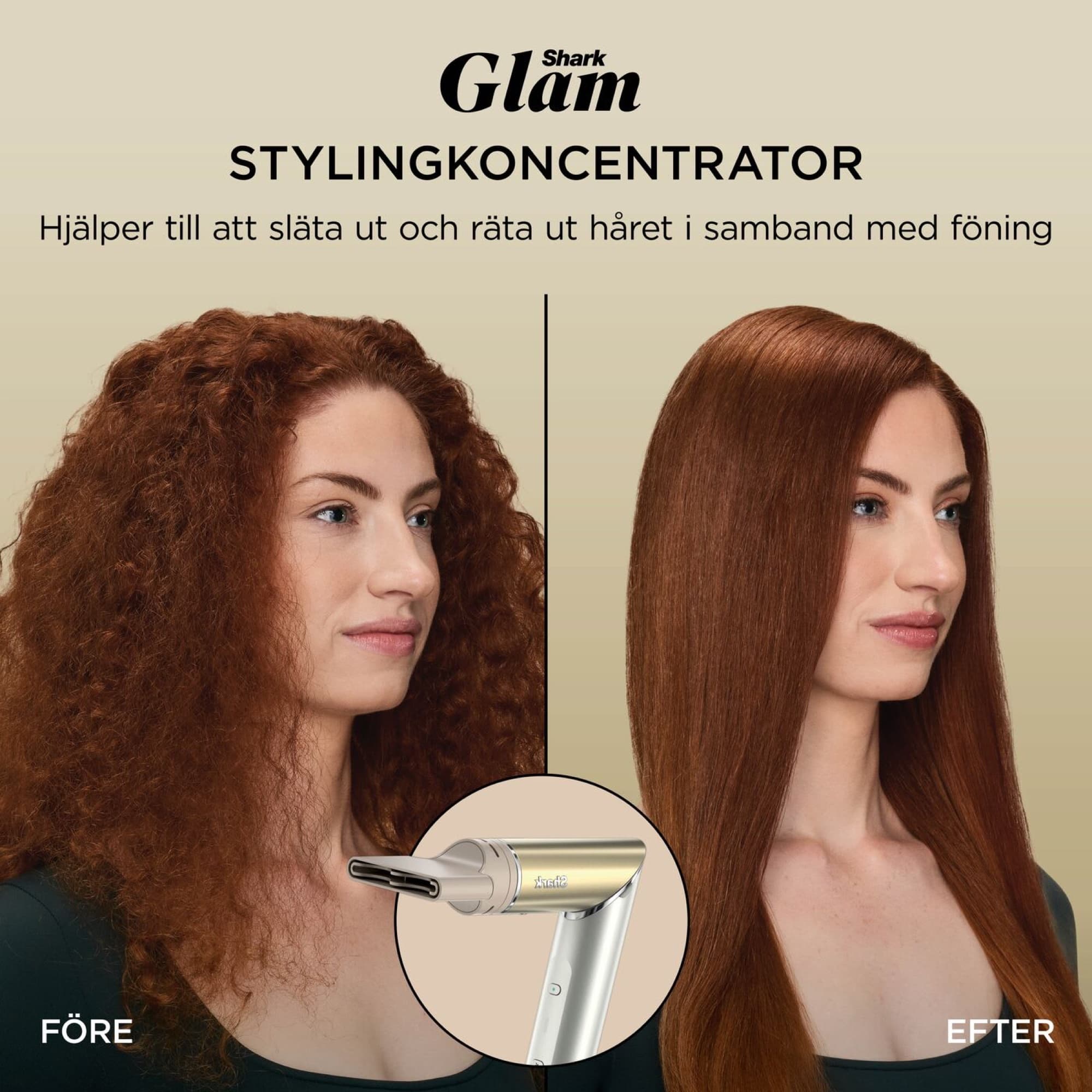 Stylingkoncentratorn före och efter