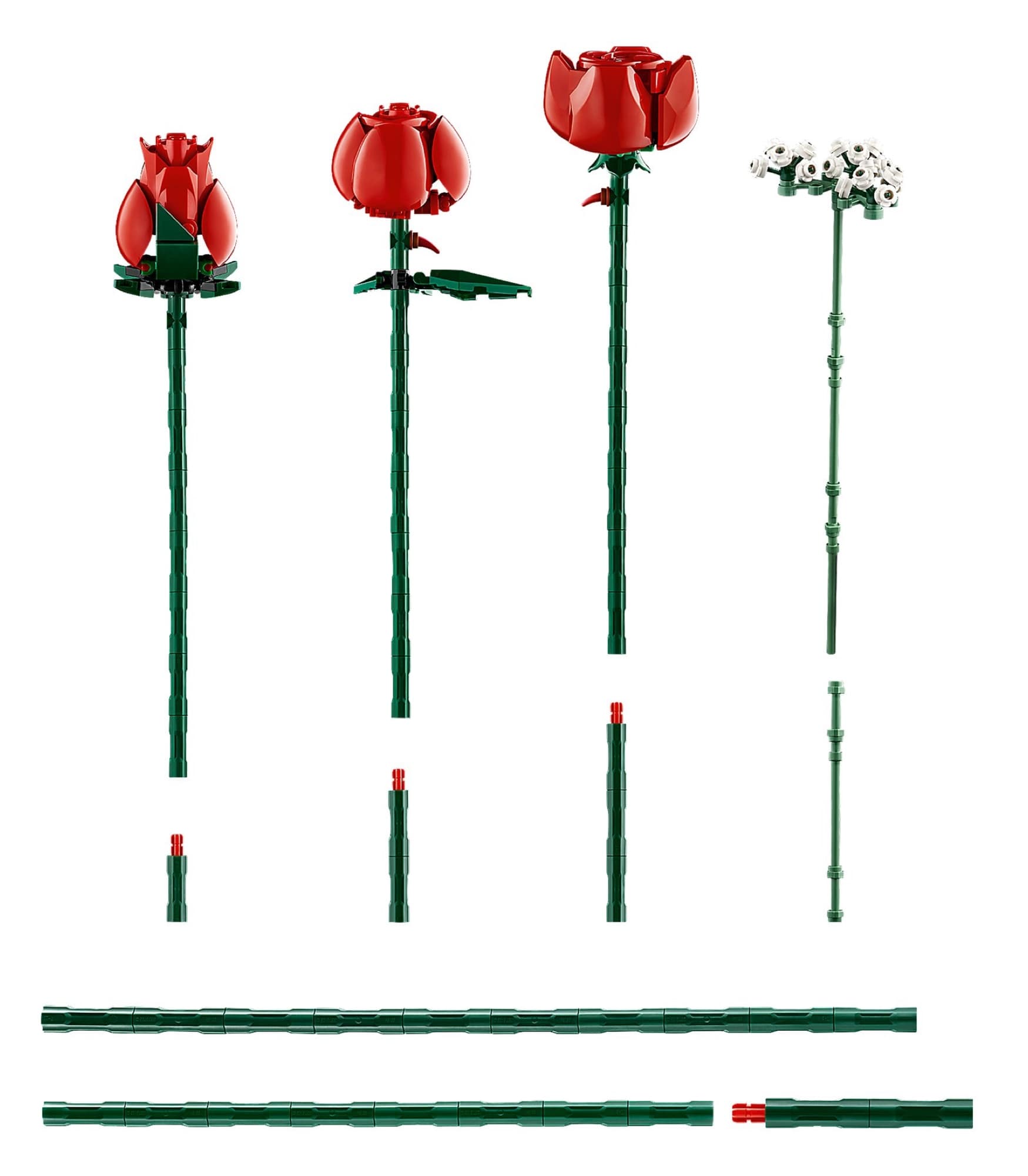 Bukett med röda rosor – detalj 6