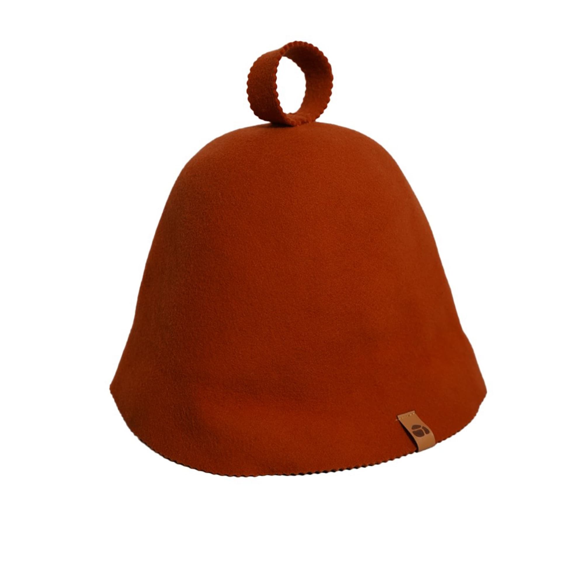 Orange bastumössa i ull