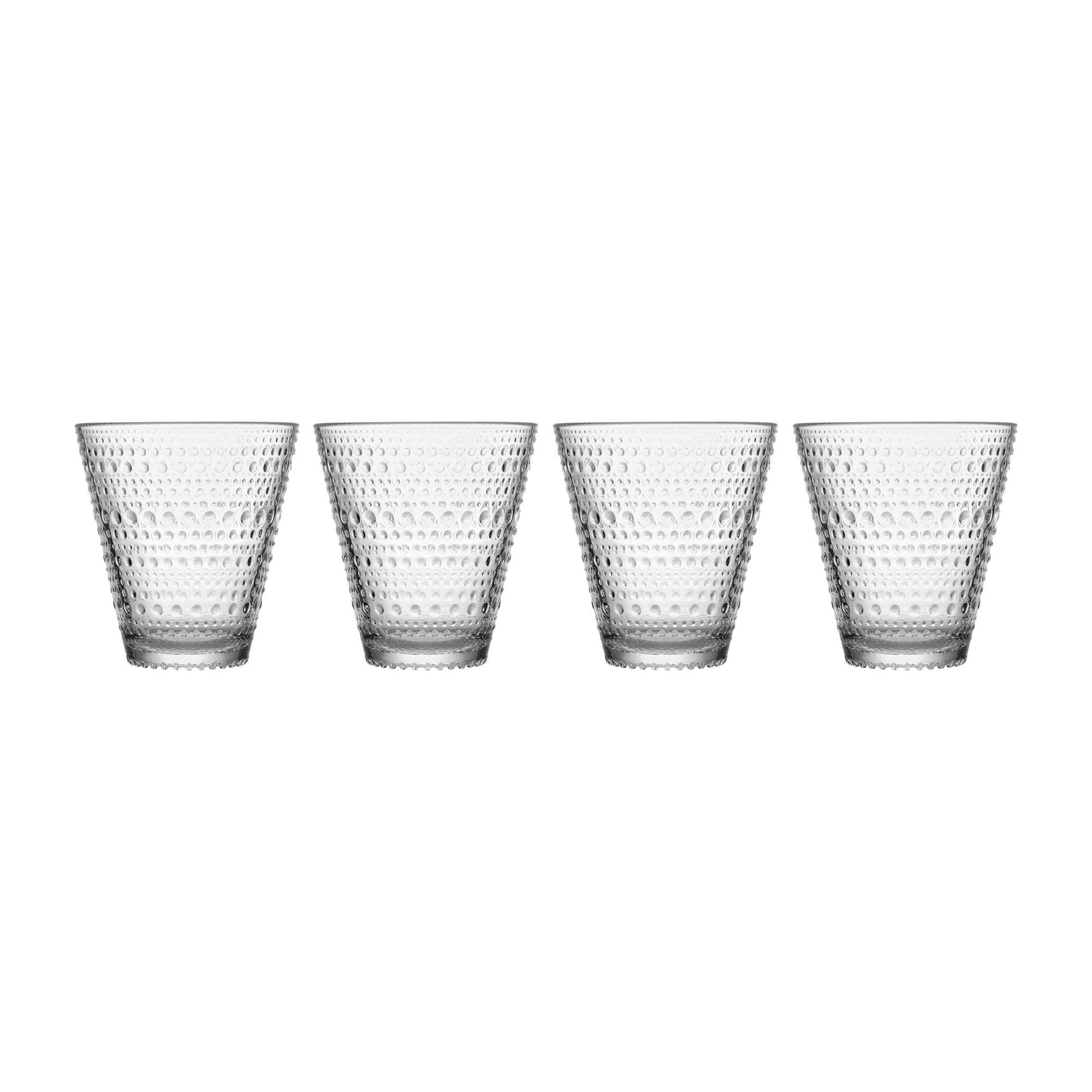 Iittala Kastehelmi glas – 30 cl, 4-pack, Klar