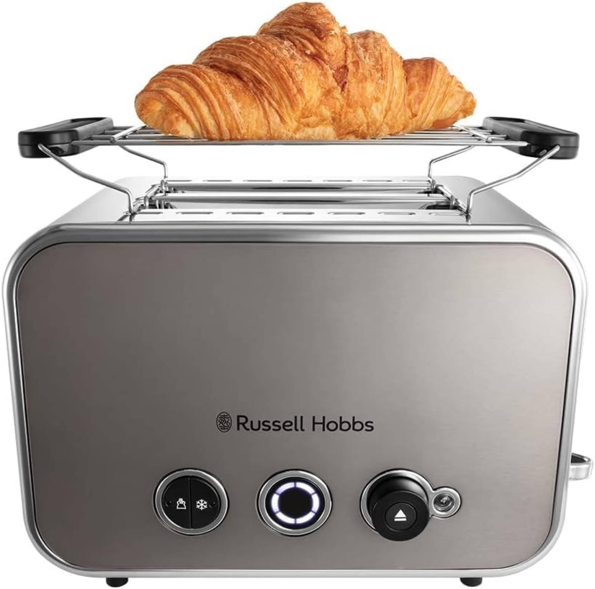 Croissant on the warming rack