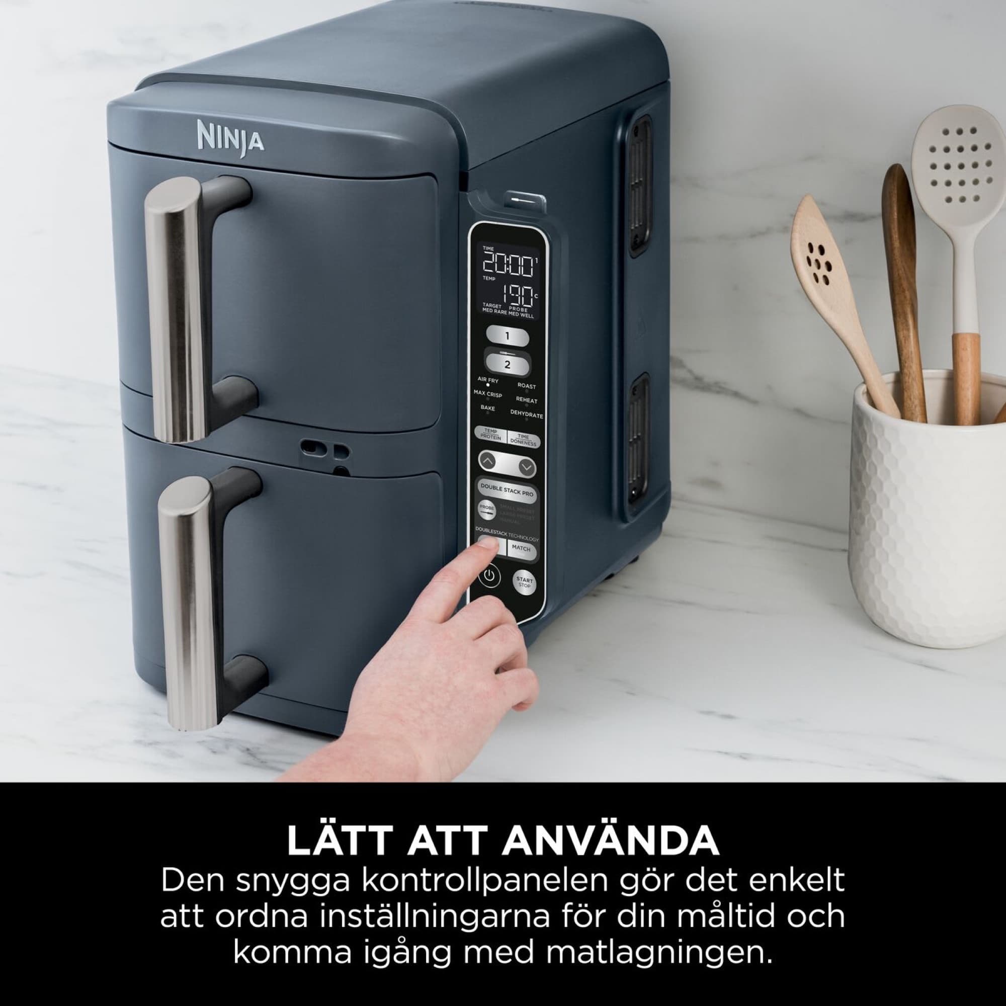 Kontrollpanelen på sidan